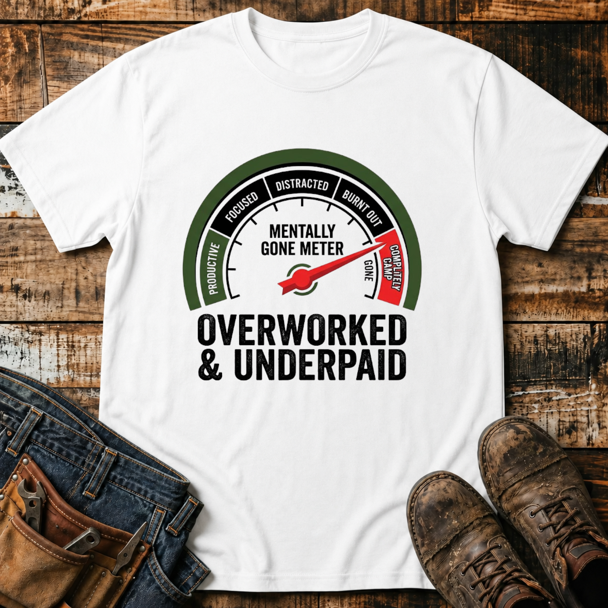 Overworked & Underpaid T-Shirt