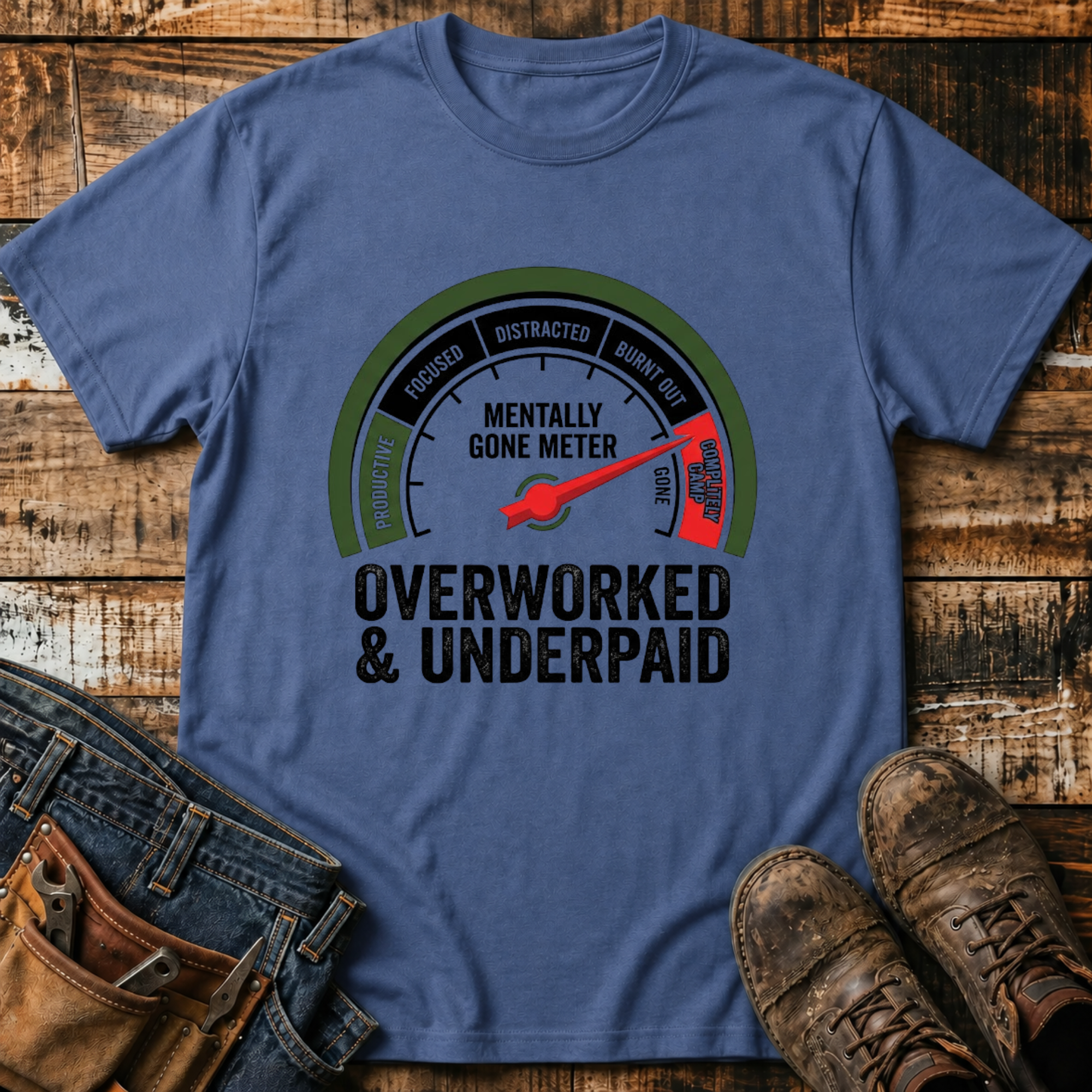 Overworked & Underpaid T-Shirt