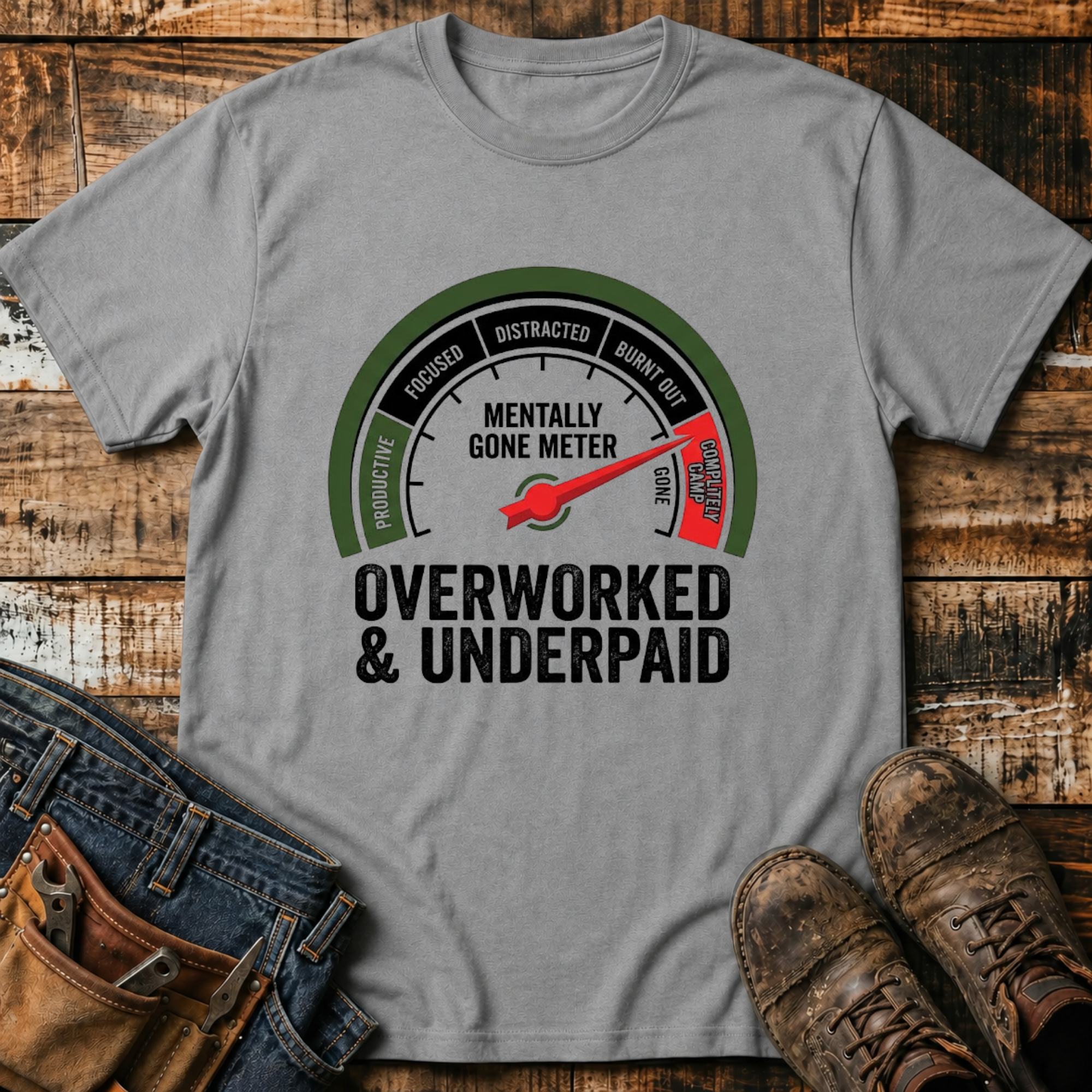 Overworked & Underpaid T-Shirt