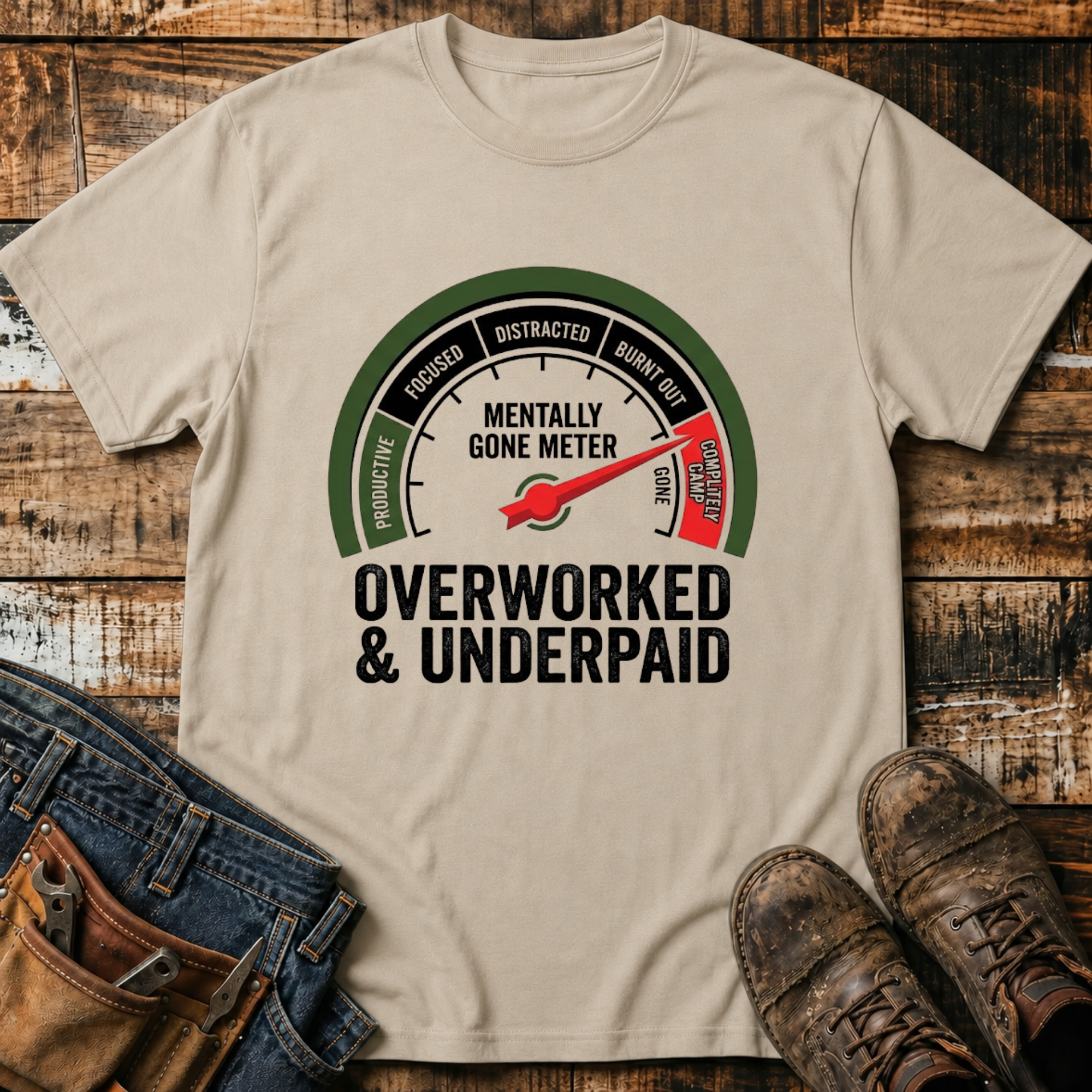 Overworked & Underpaid T-Shirt