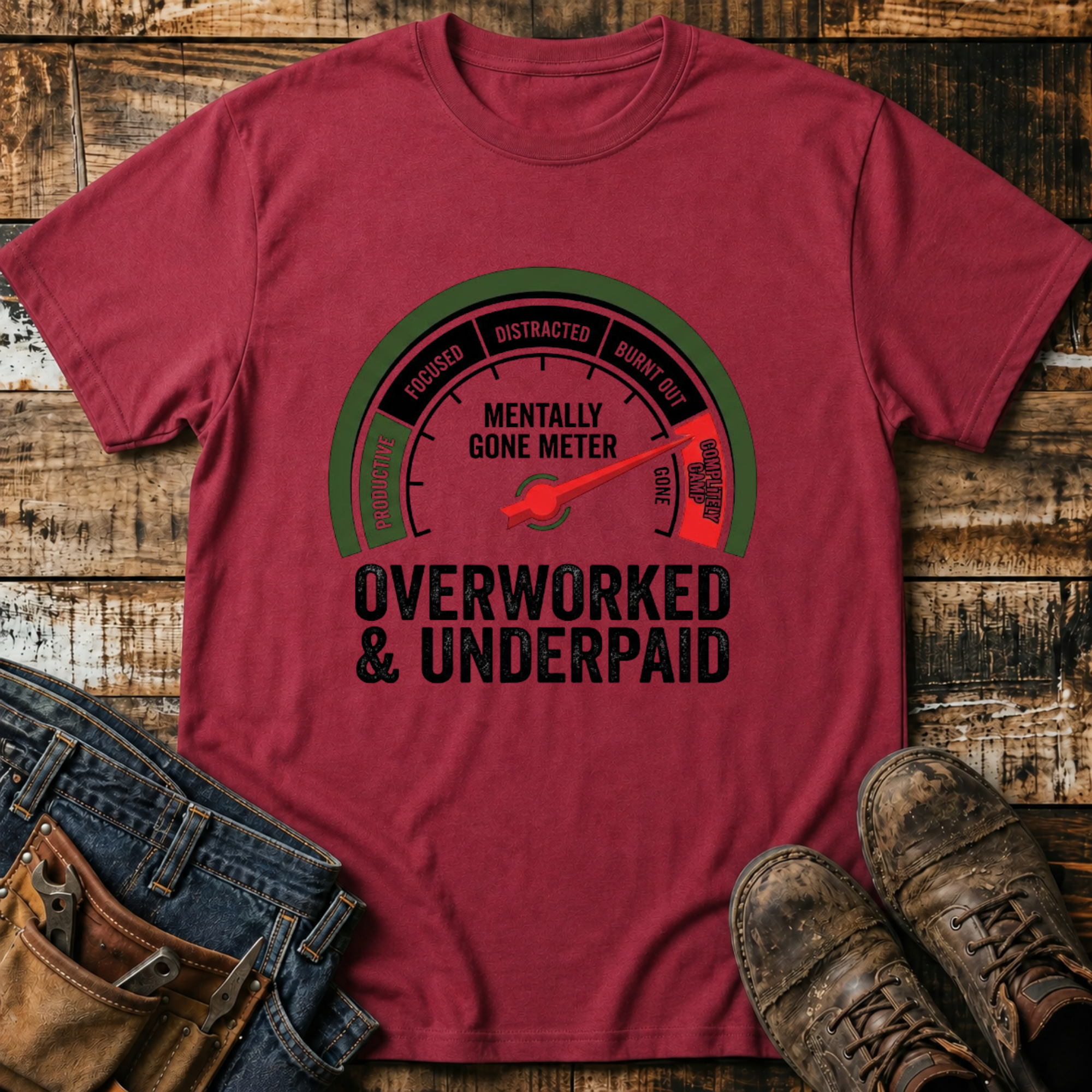 Overworked & Underpaid T-Shirt