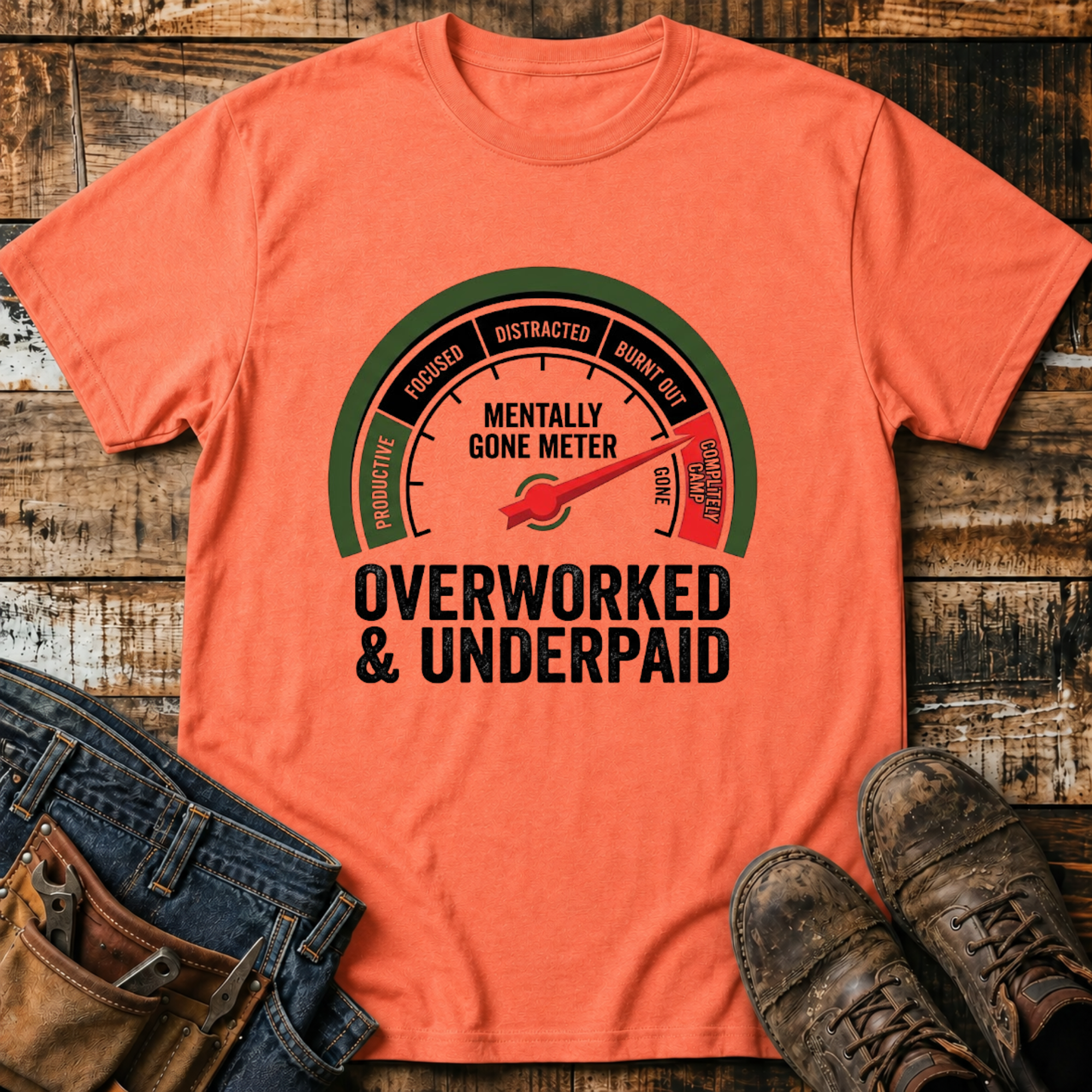 Overworked & Underpaid T-Shirt