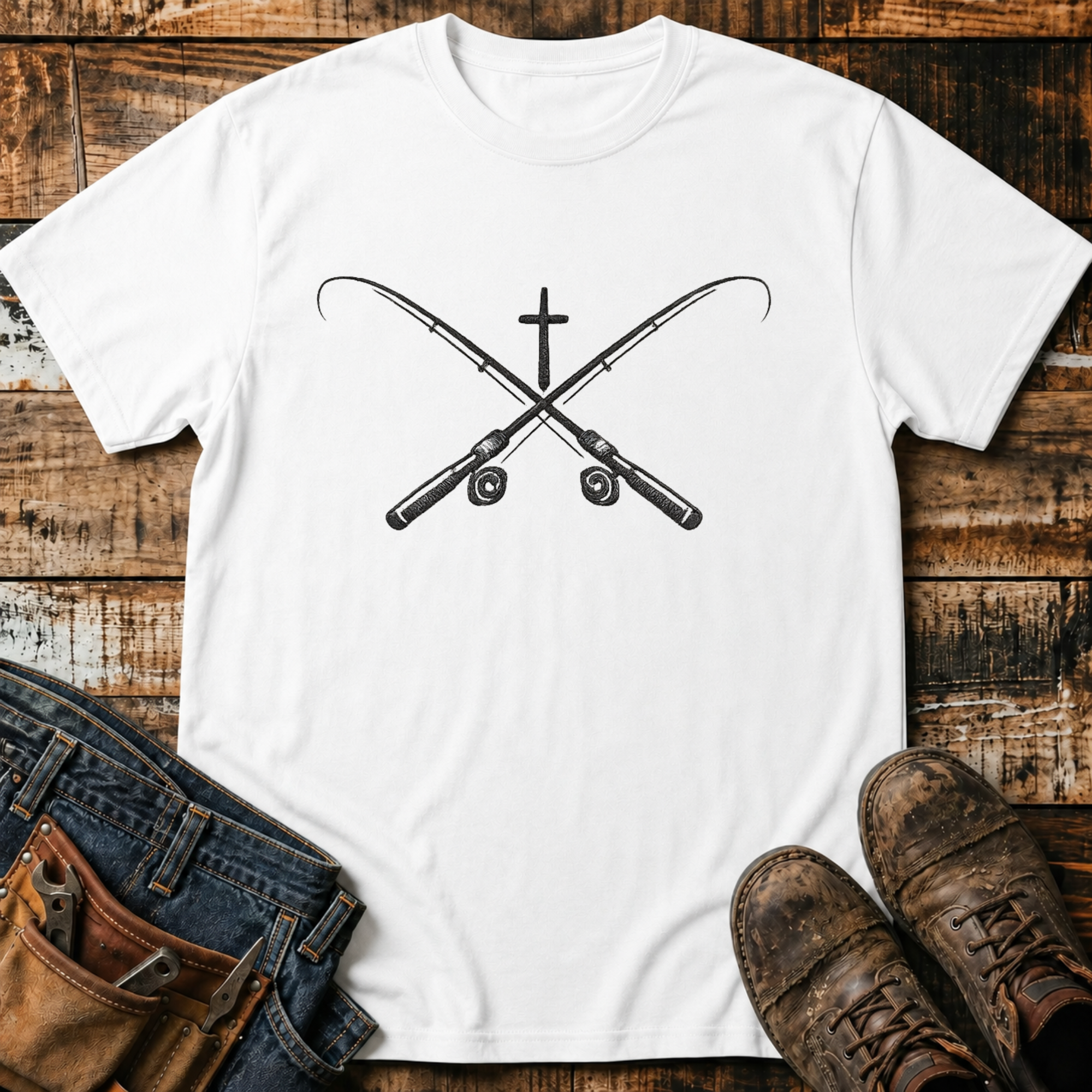 Cross & Crossed Rods T-Shirt