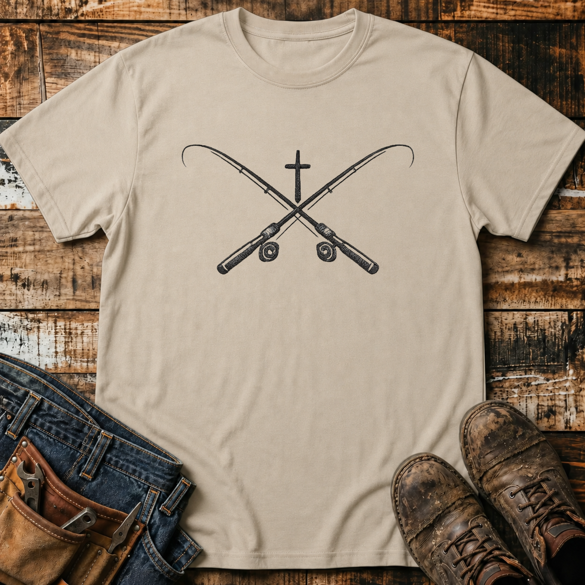Cross & Crossed Rods T-Shirt