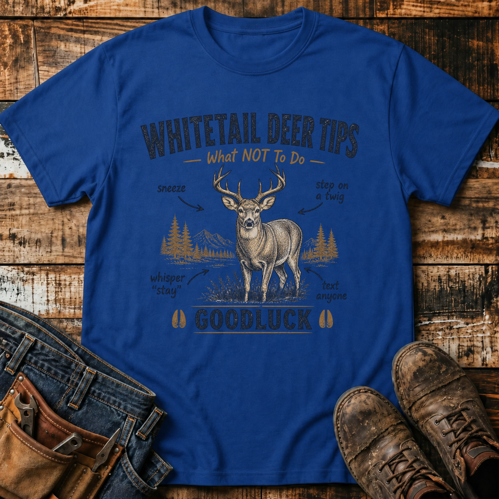 Whitetail Deer Tips T-Shirt