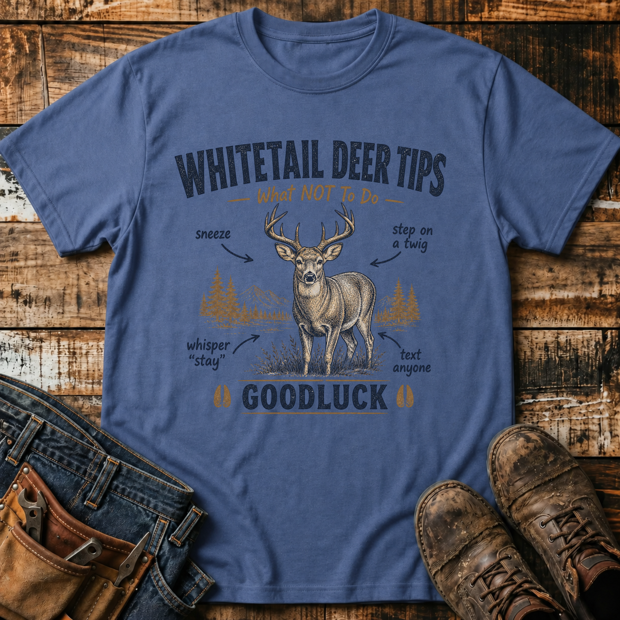 Whitetail Deer Tips T-Shirt