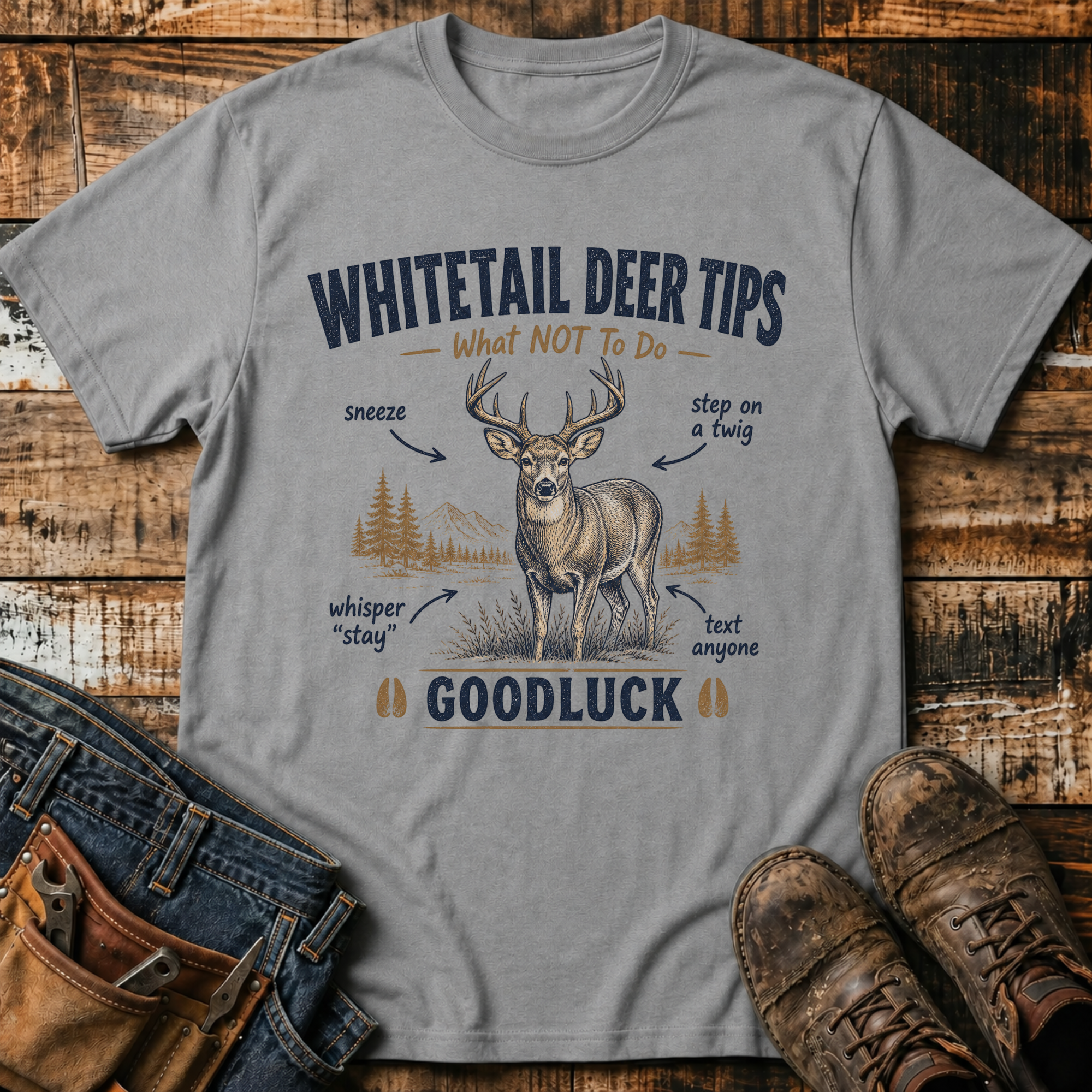 Whitetail Deer Tips T-Shirt