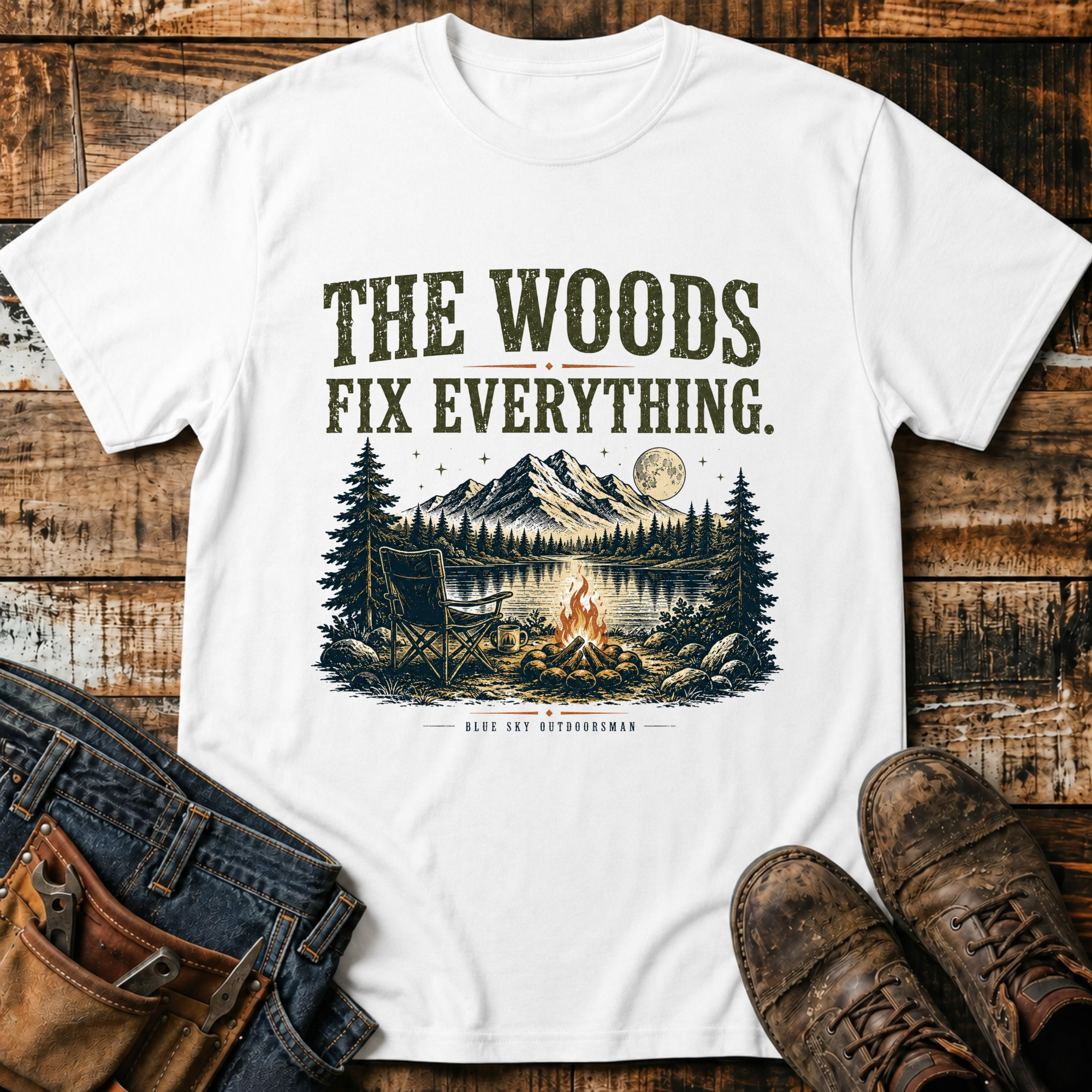 The Woods Fix Everything T-Shirt