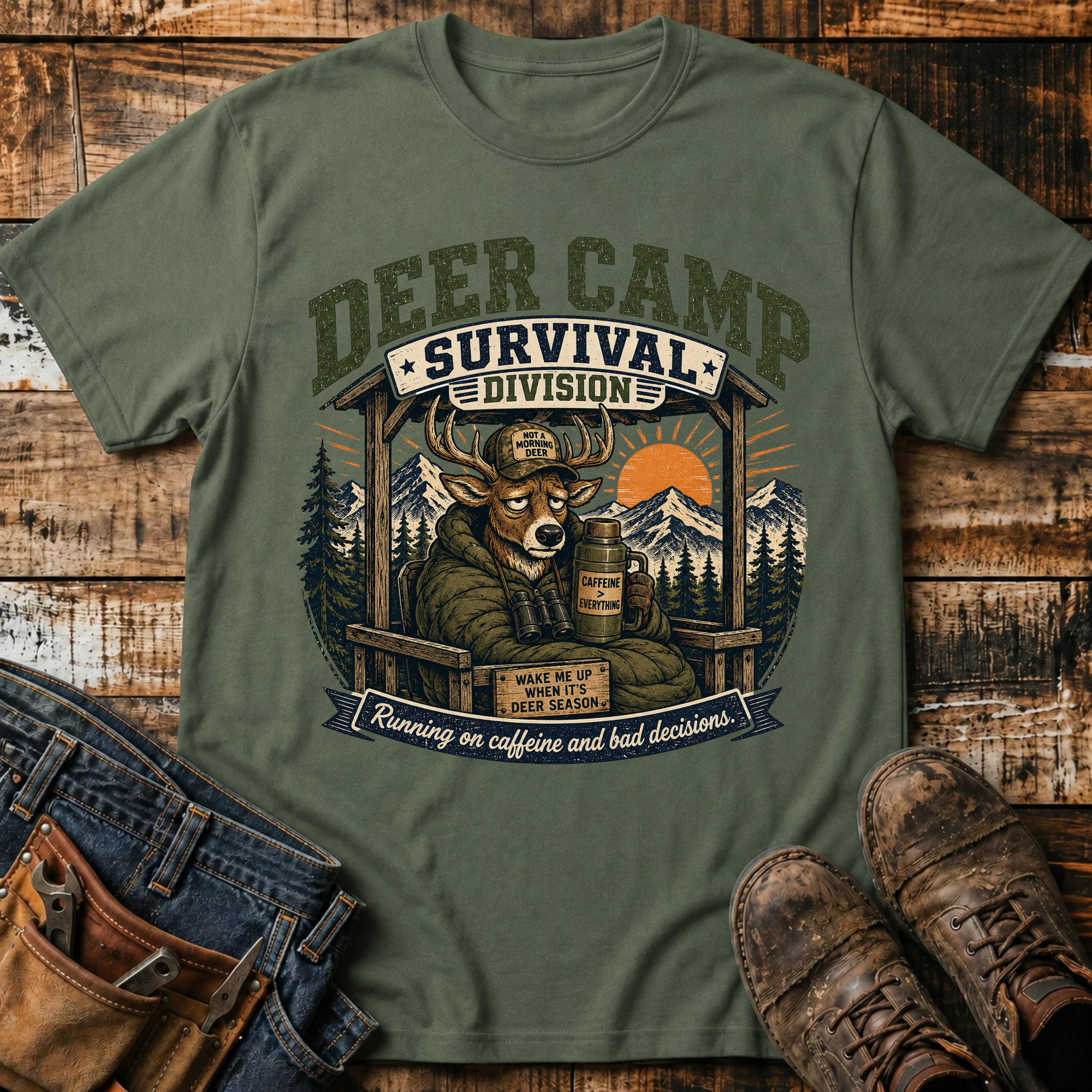 Deer Camp Survival T-Shirt