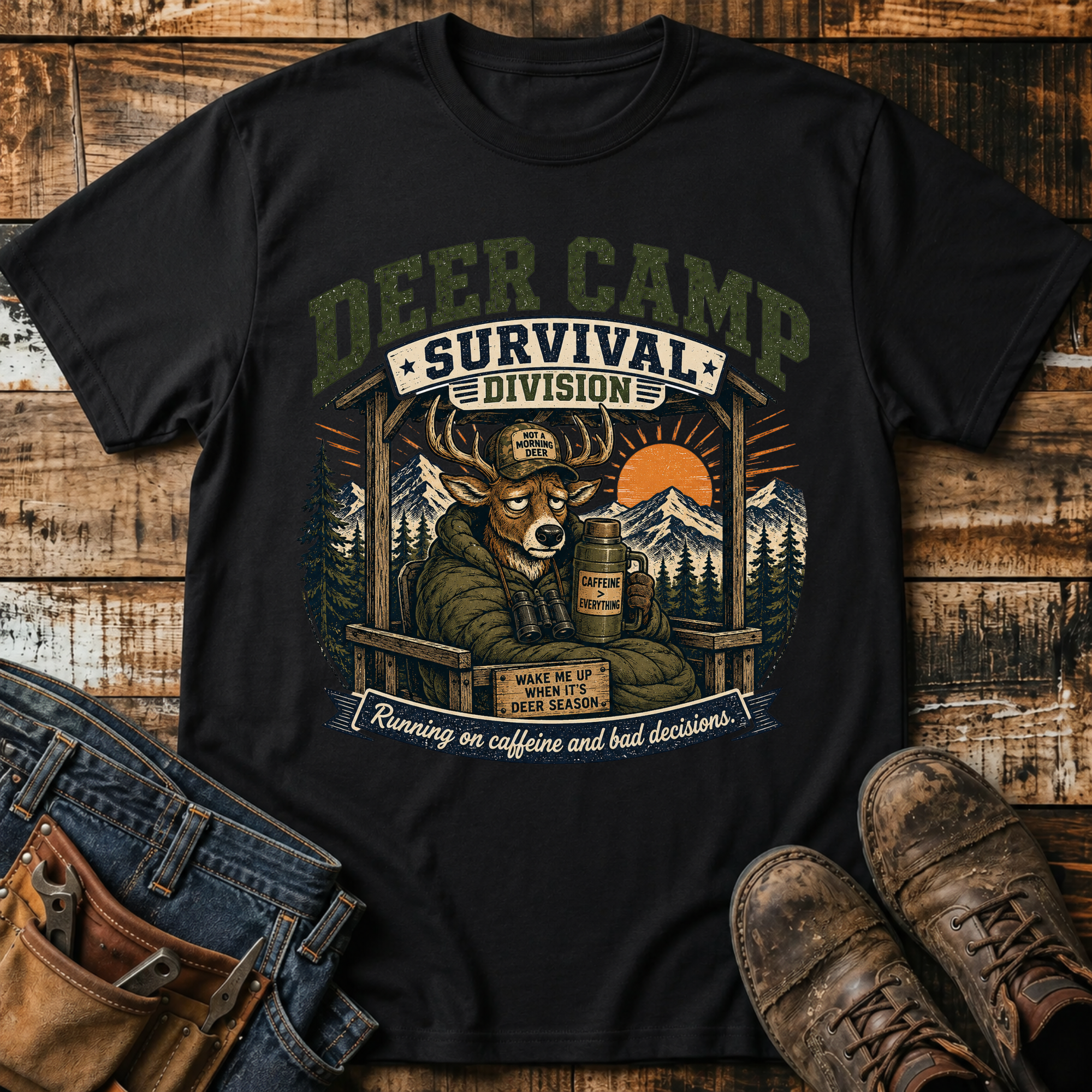 Deer Camp Survival T-Shirt