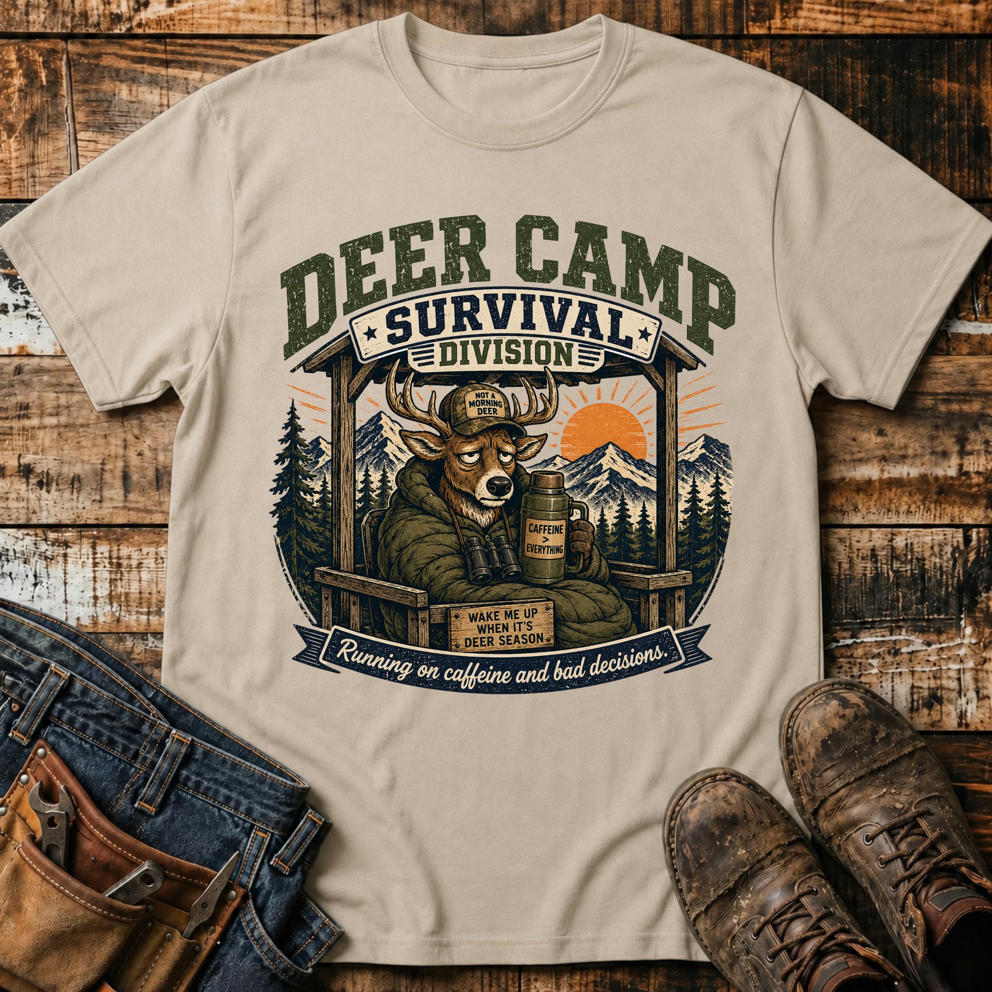 Deer Camp Survival T-Shirt