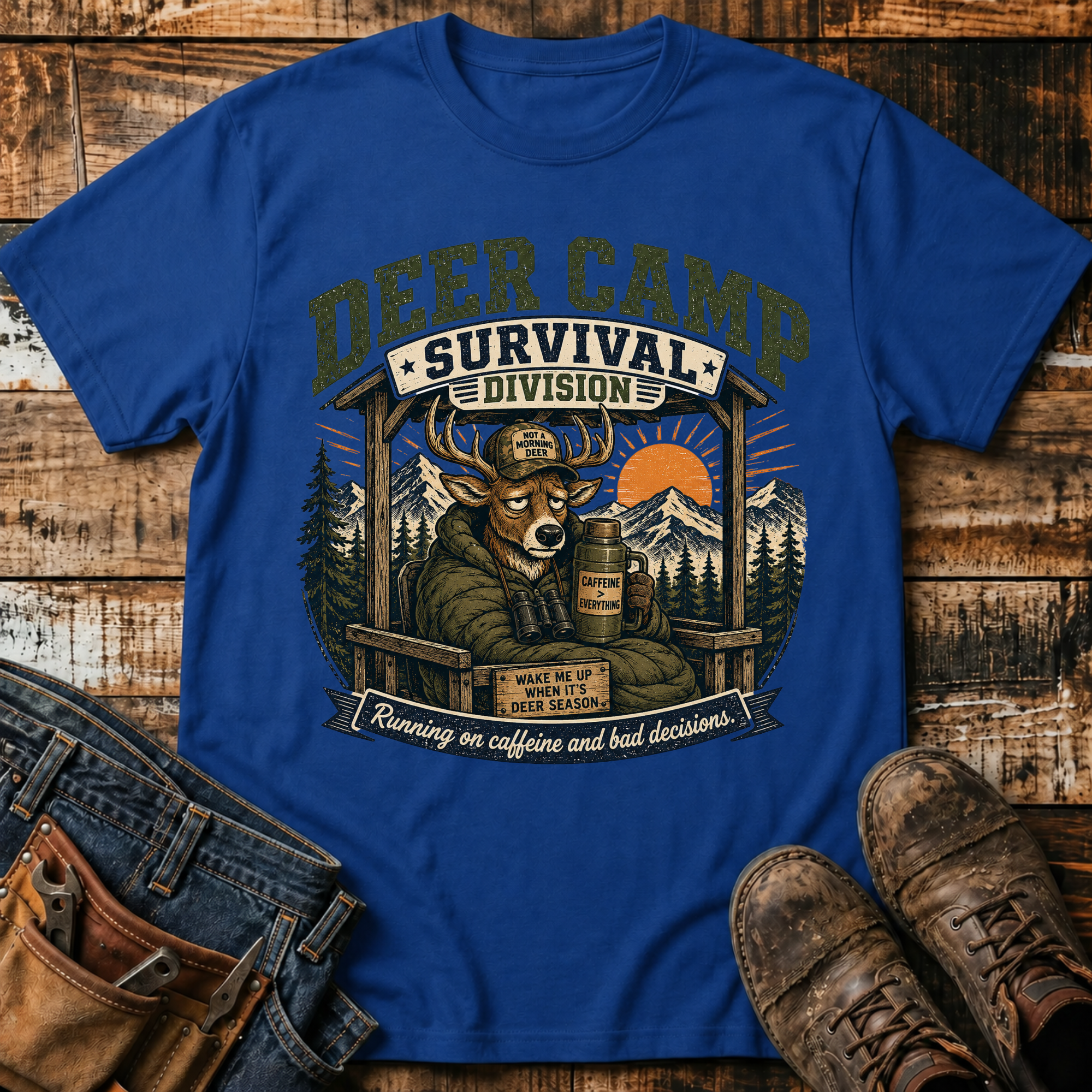 Deer Camp Survival T-Shirt