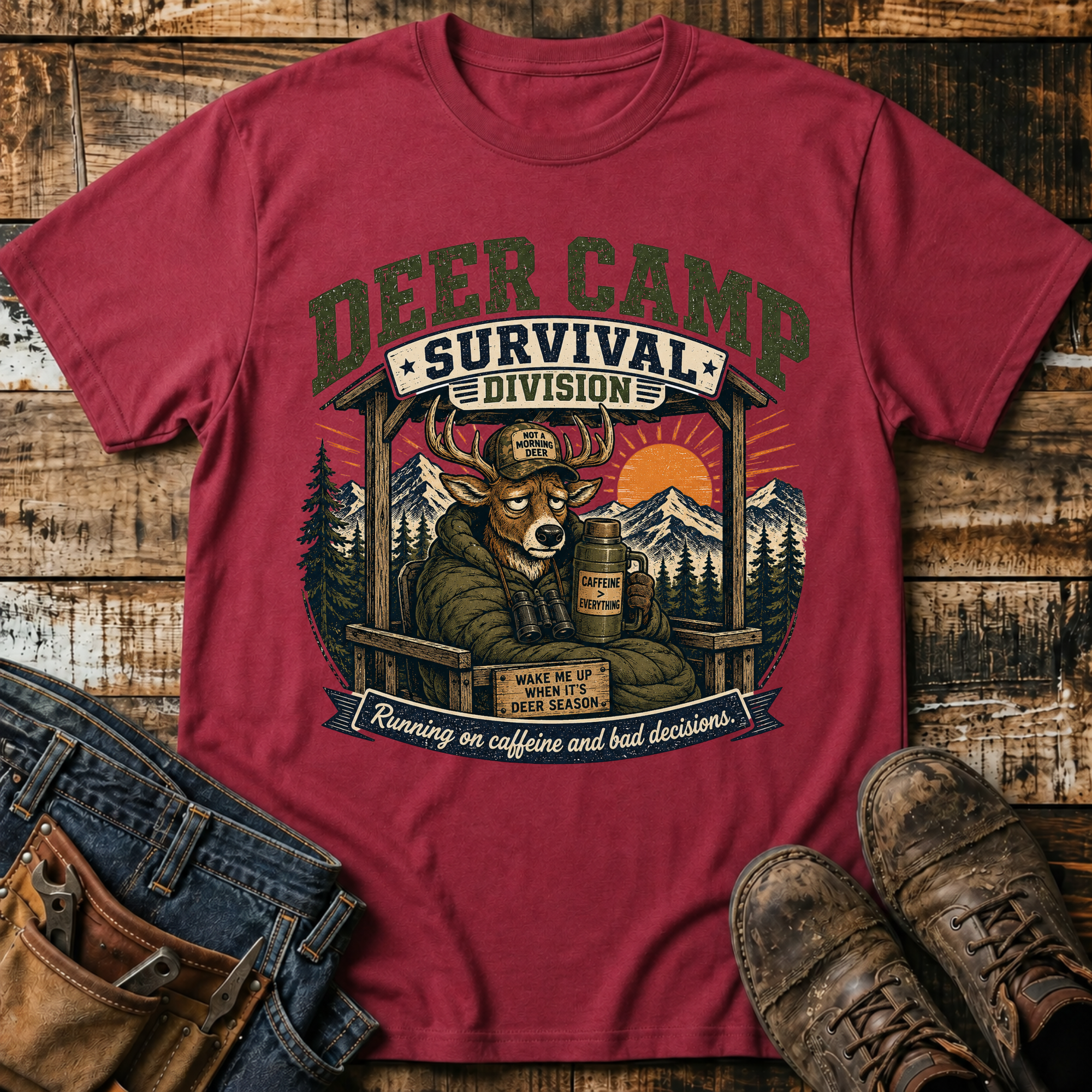 Deer Camp Survival T-Shirt