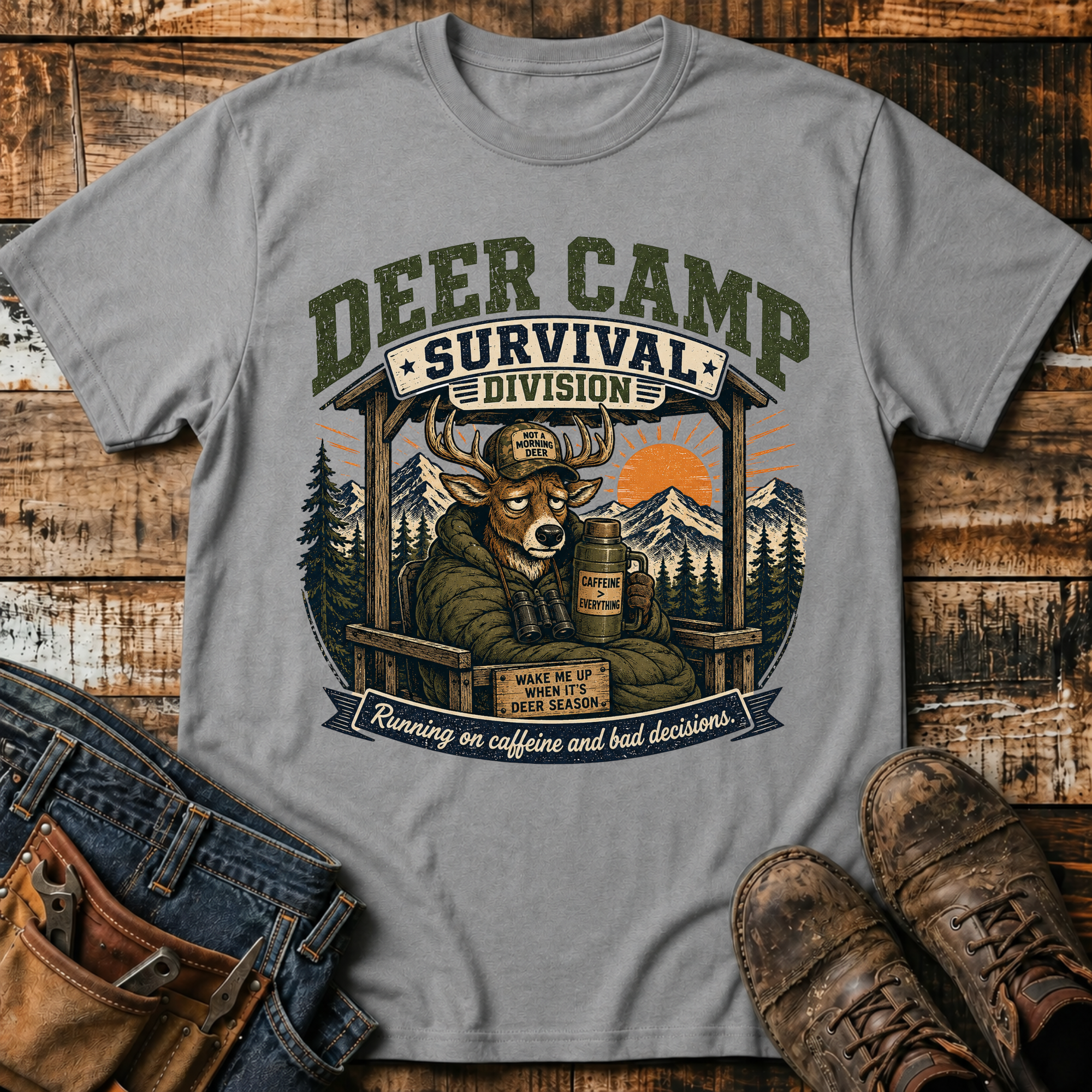 Deer Camp Survival T-Shirt