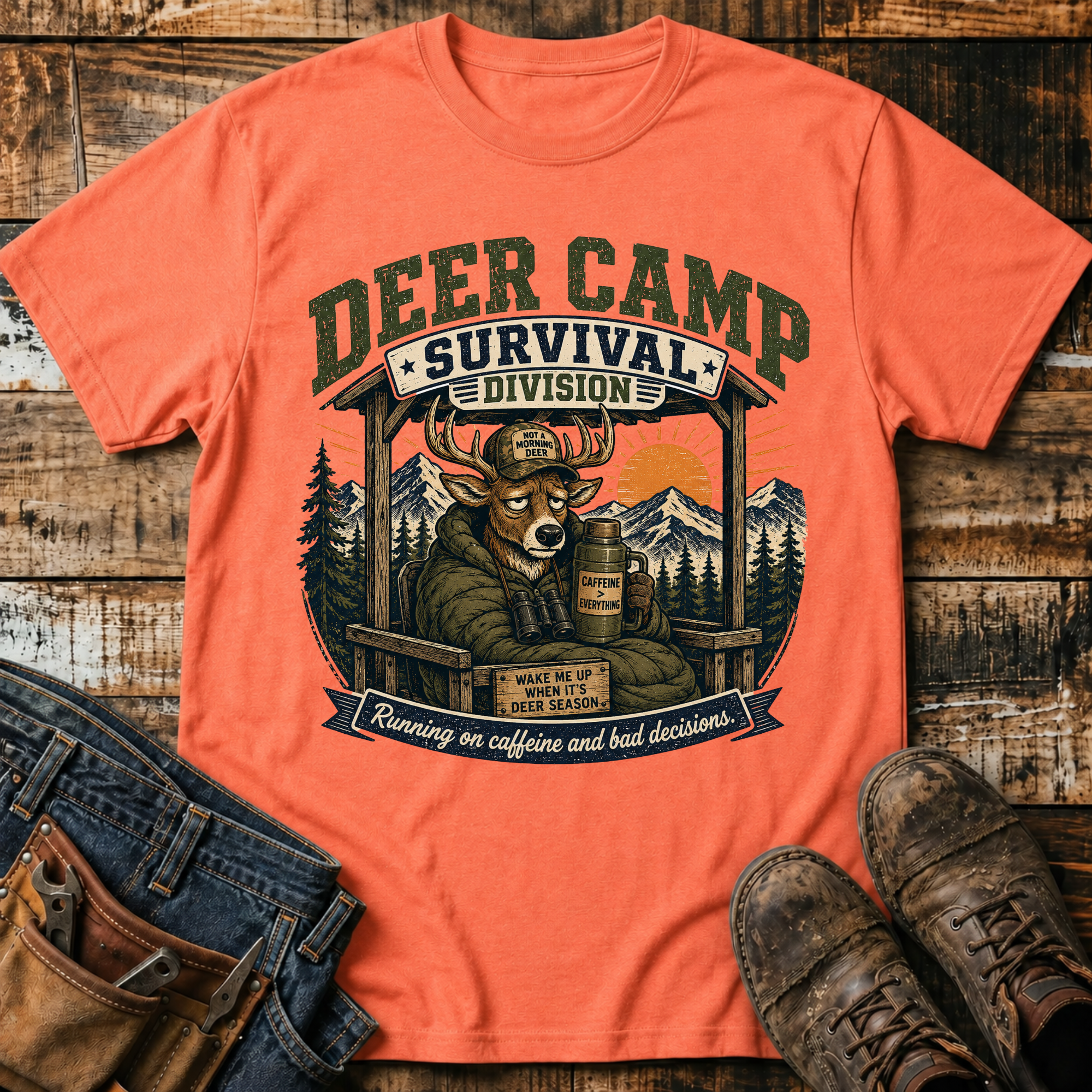 Deer Camp Survival T-Shirt
