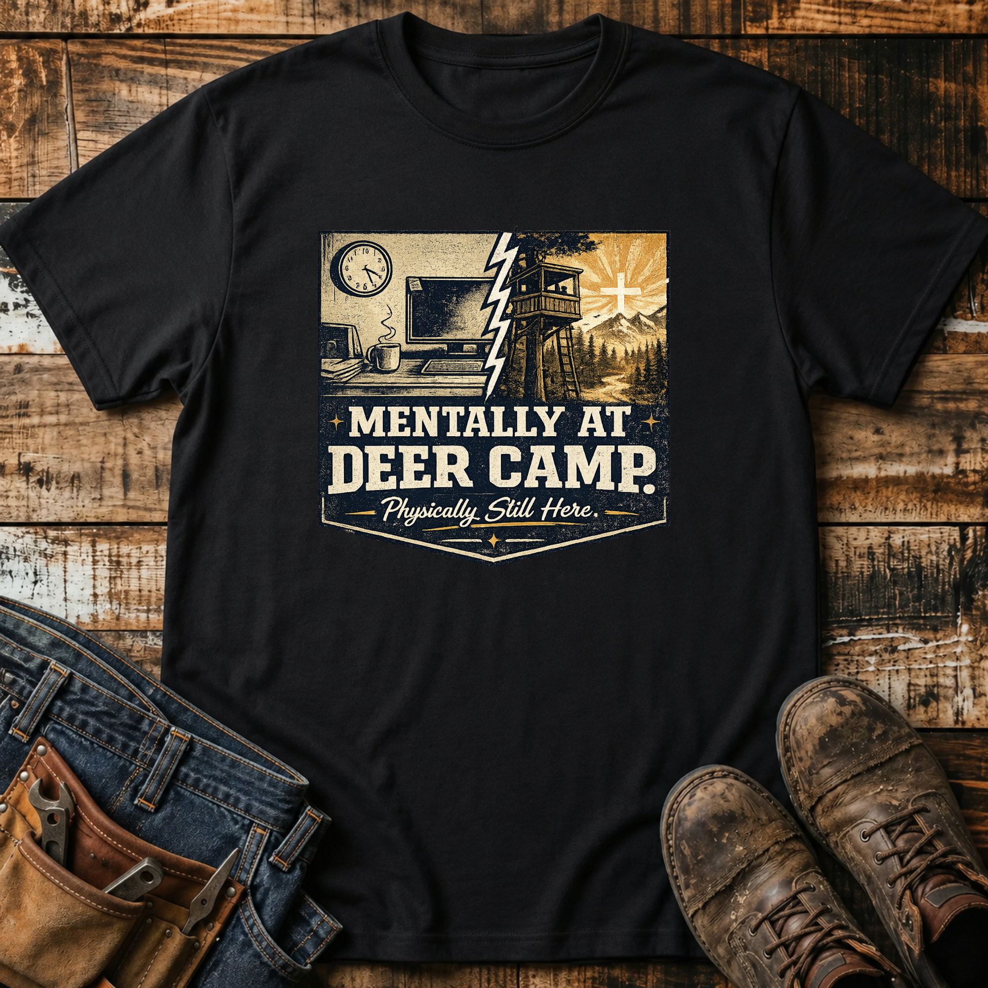 Mentally at Deer Camp T-Shirt