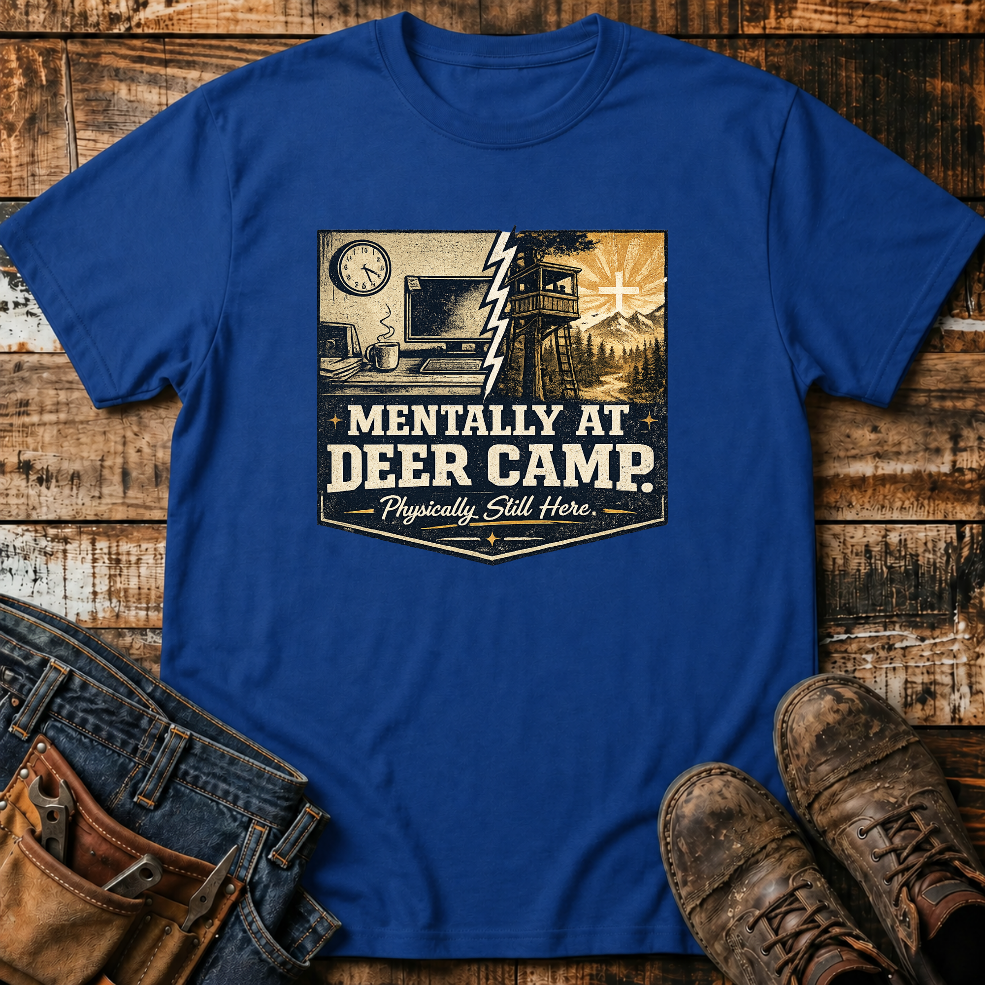 Mentally at Deer Camp T-Shirt