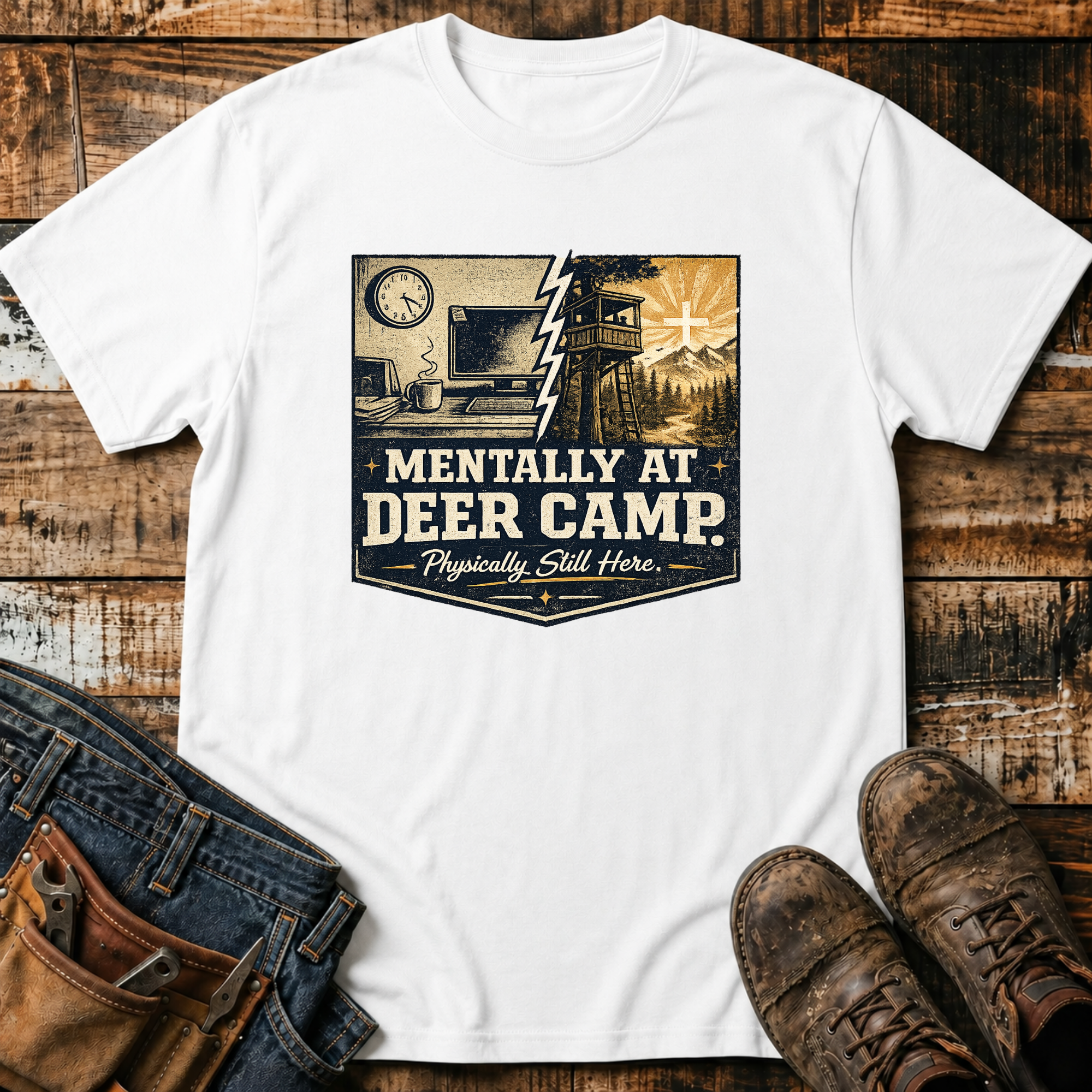 Mentally at Deer Camp T-Shirt