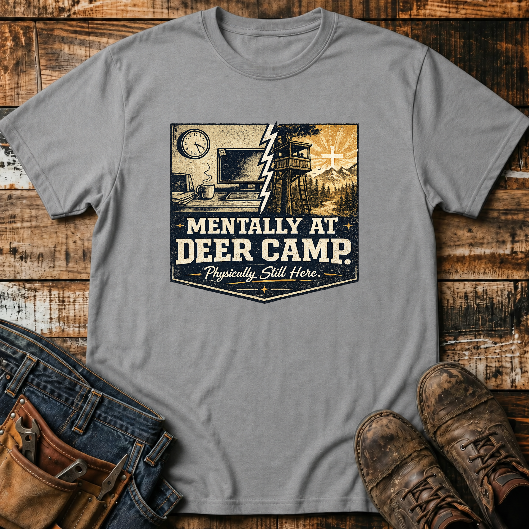 Mentally at Deer Camp T-Shirt