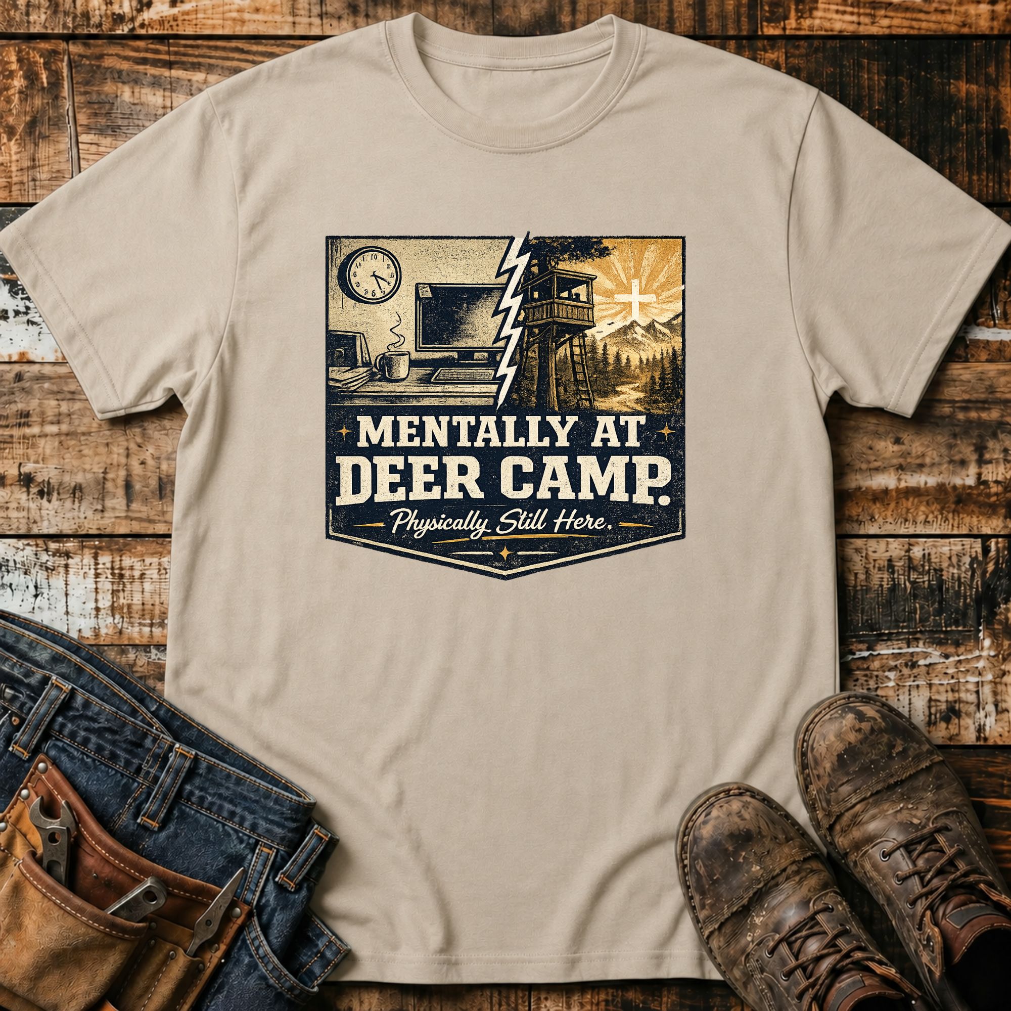 Mentally at Deer Camp T-Shirt