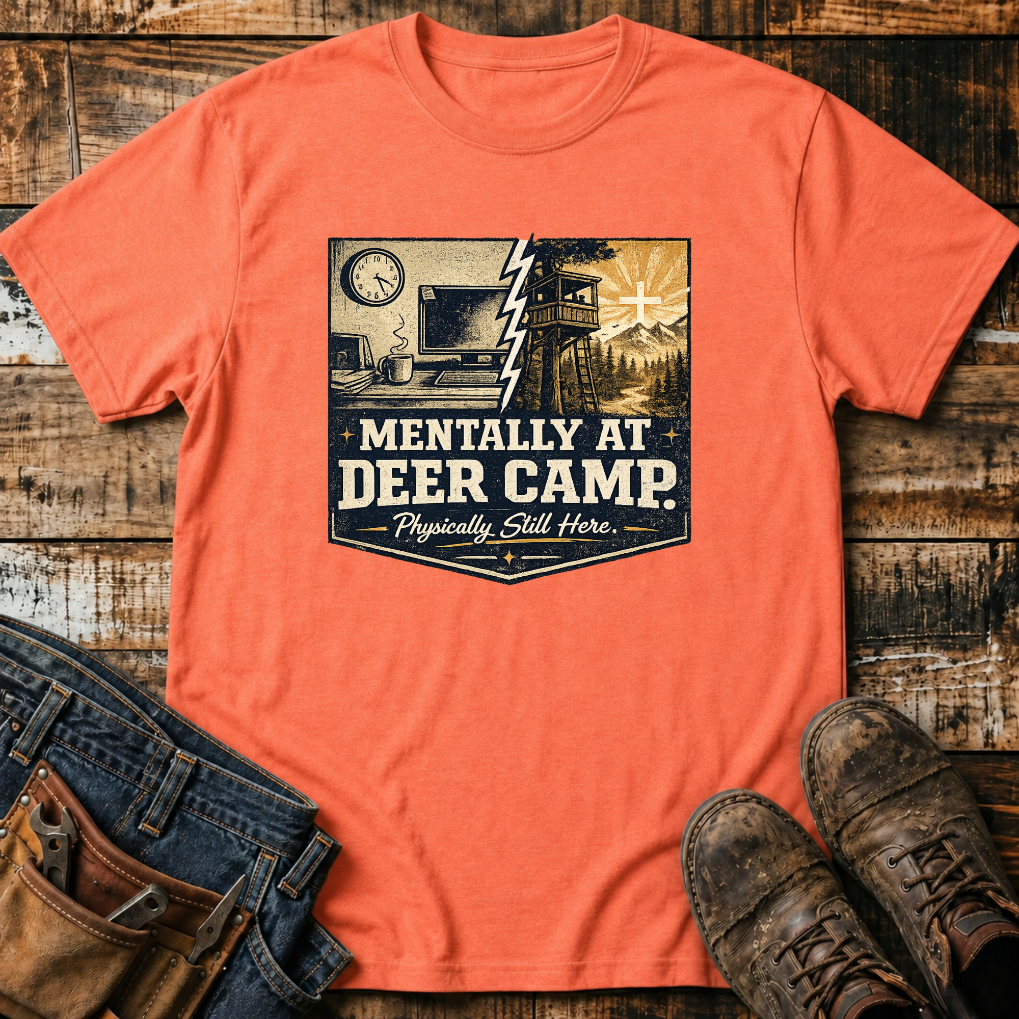 Mentally at Deer Camp T-Shirt