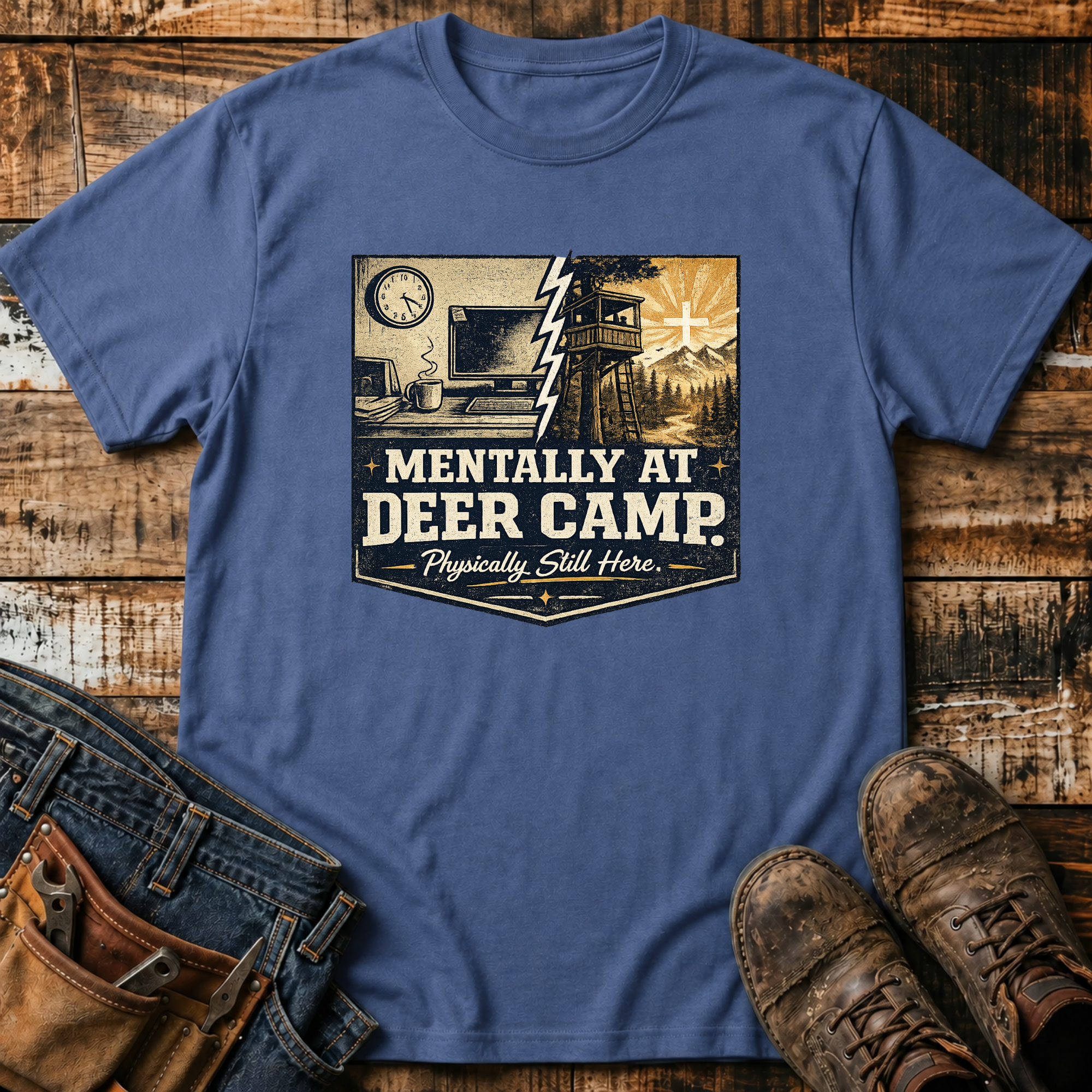 Mentally at Deer Camp T-Shirt