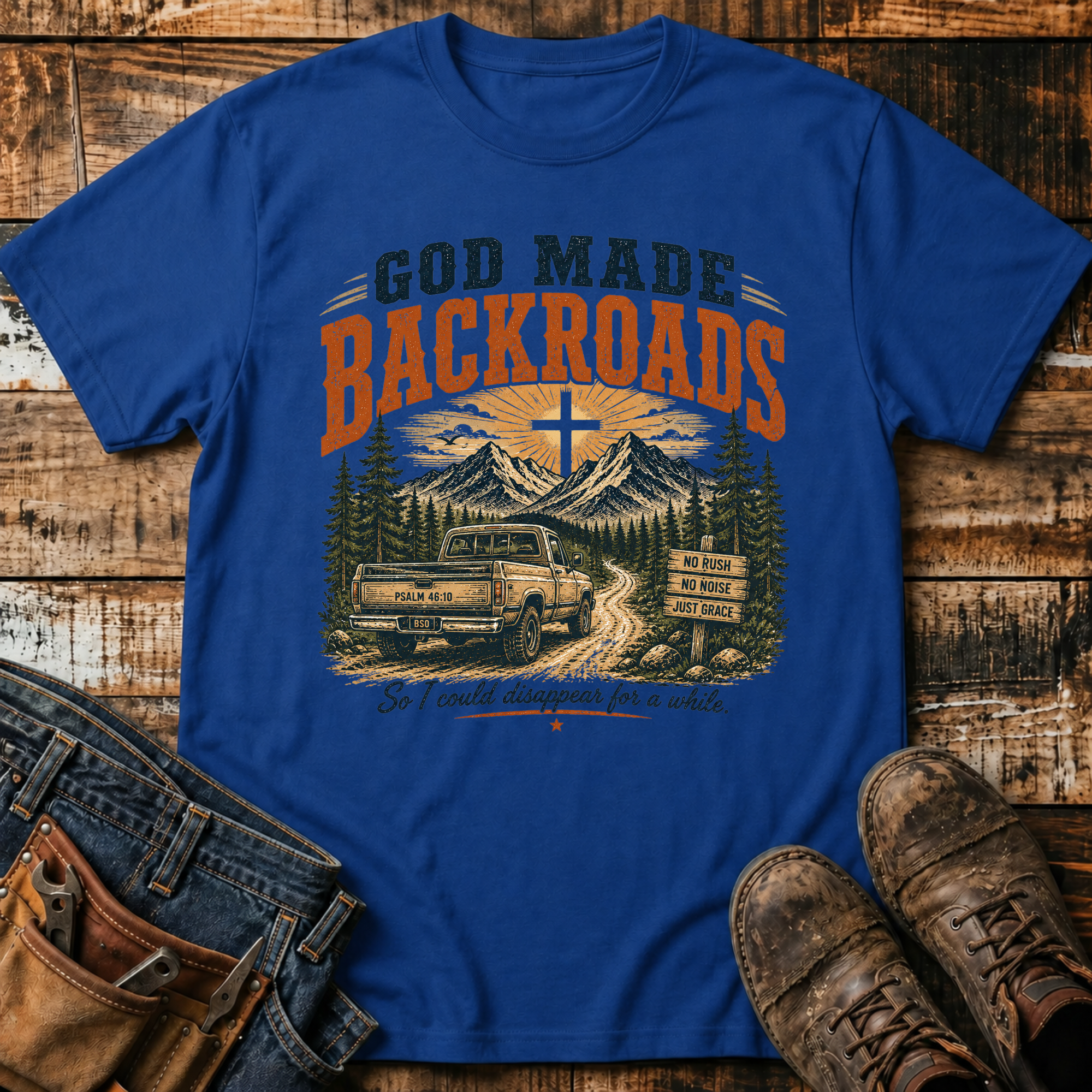 God Made Backroads T-Shirt