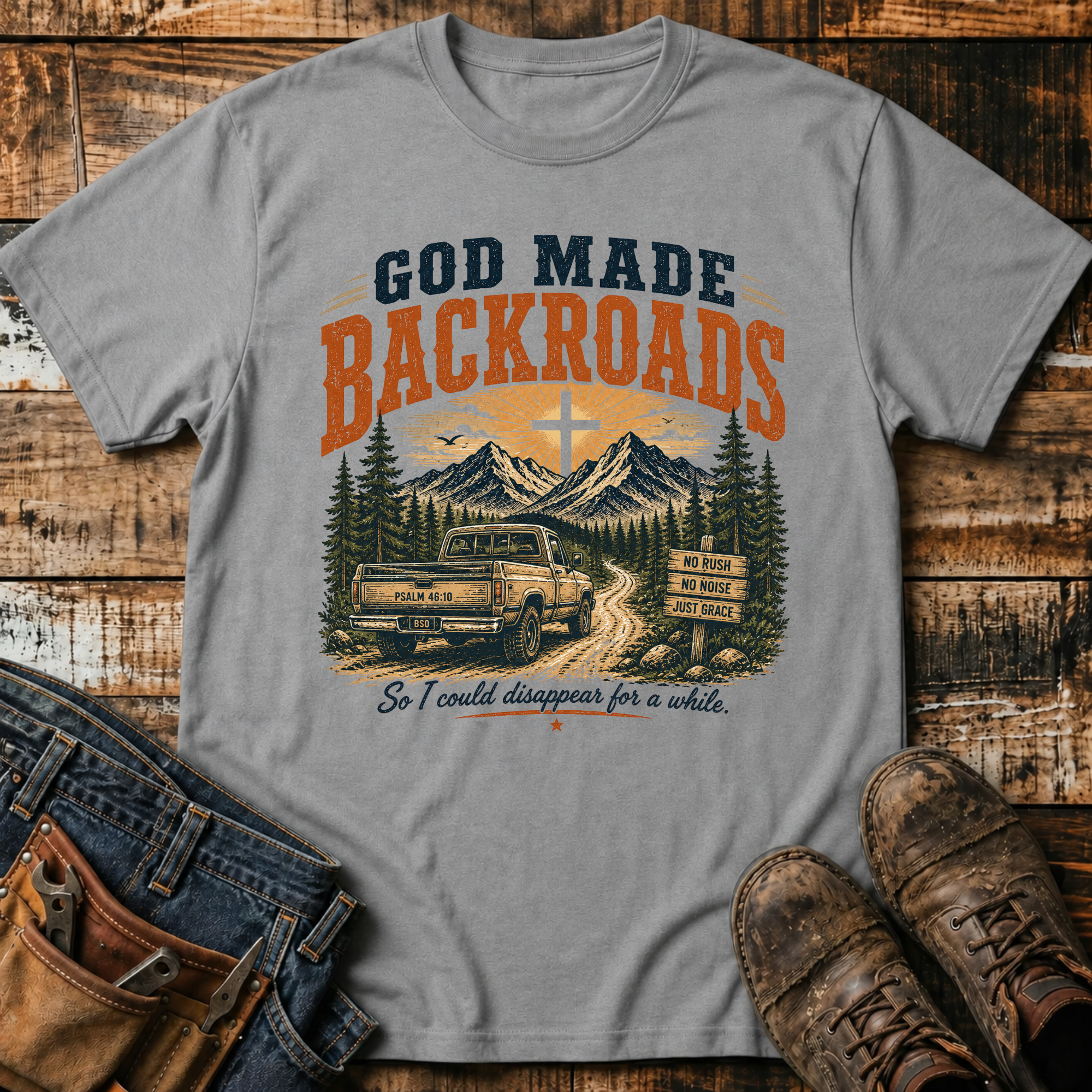 God Made Backroads T-Shirt