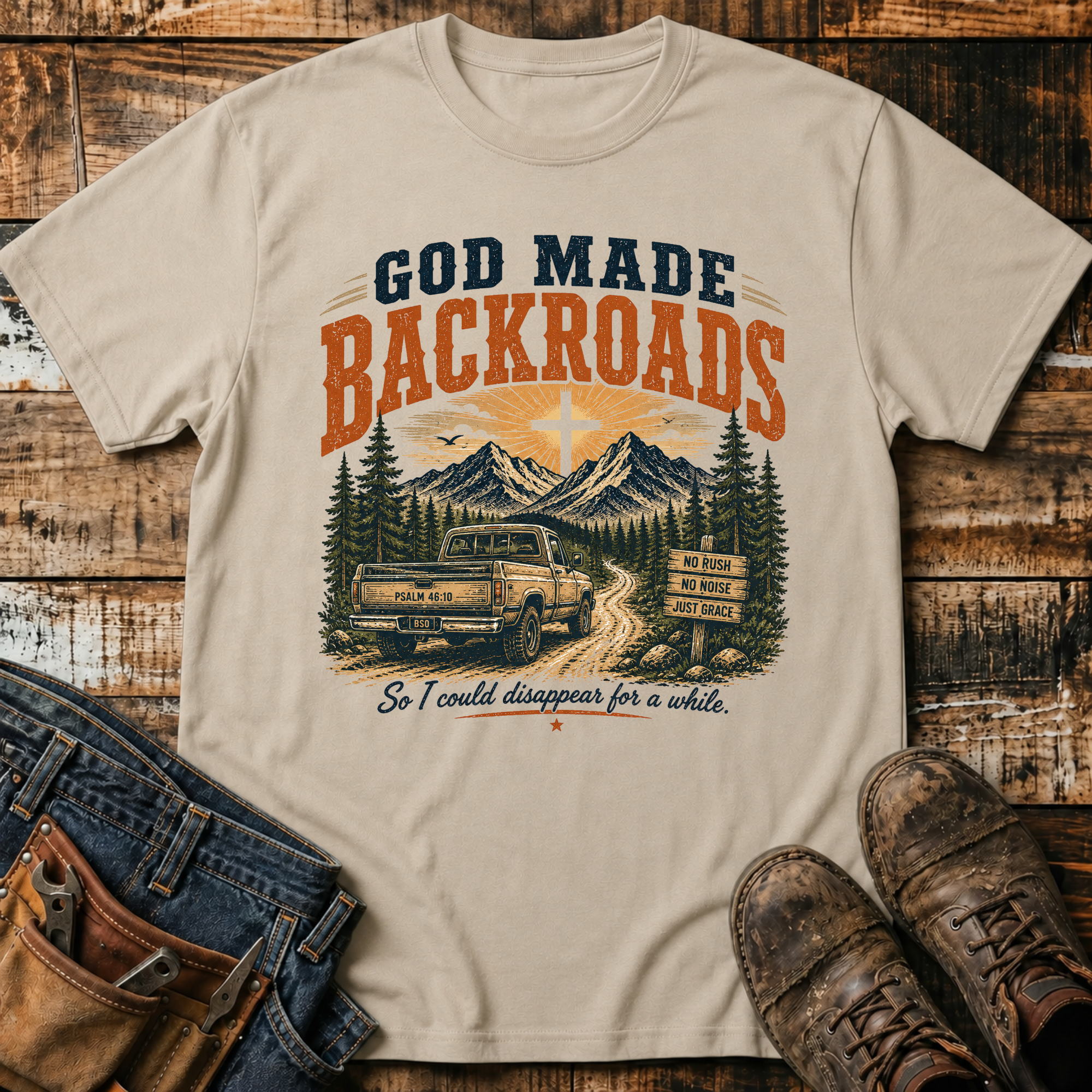 God Made Backroads T-Shirt