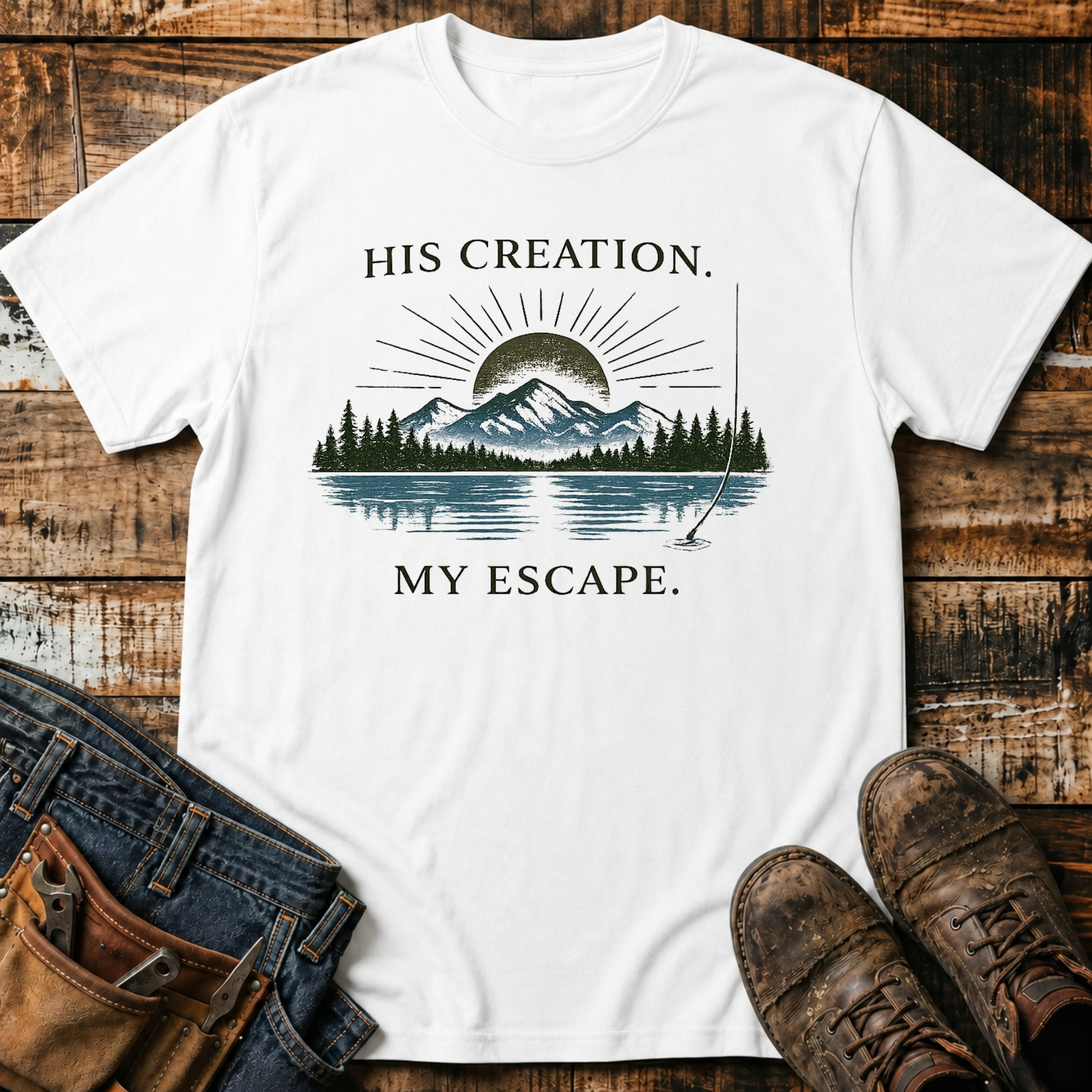 His Creation, My Escape T-Shirt