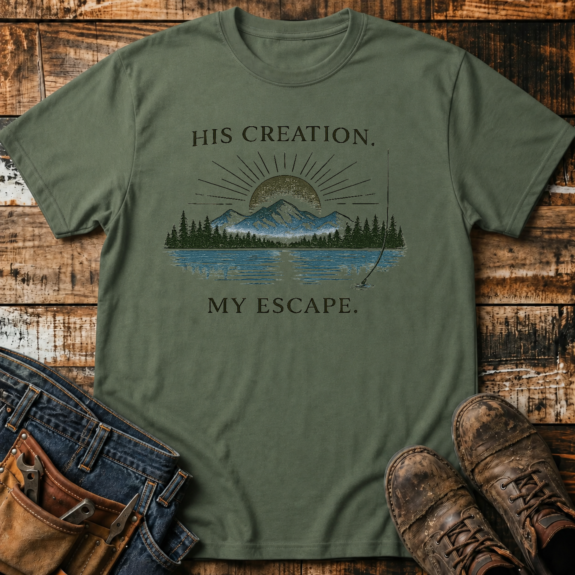 His Creation, My Escape T-Shirt