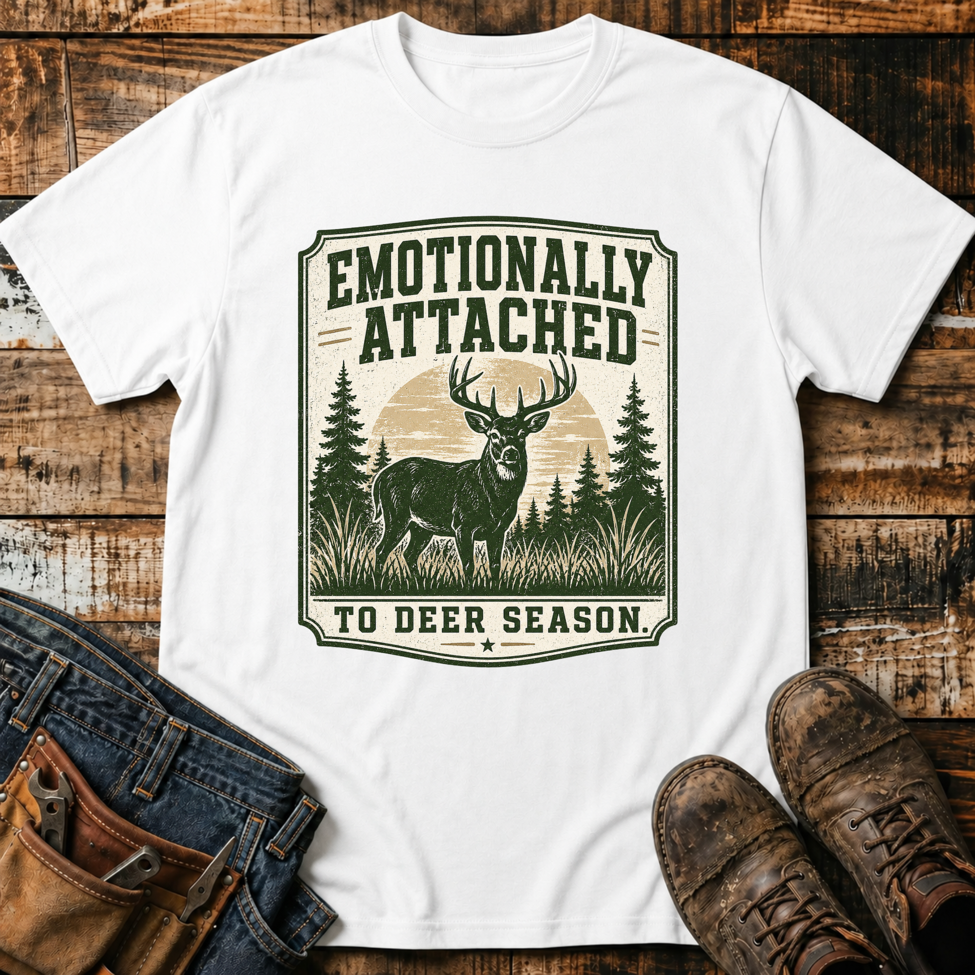 Emotionally Attached to Deer Season T-Shirt