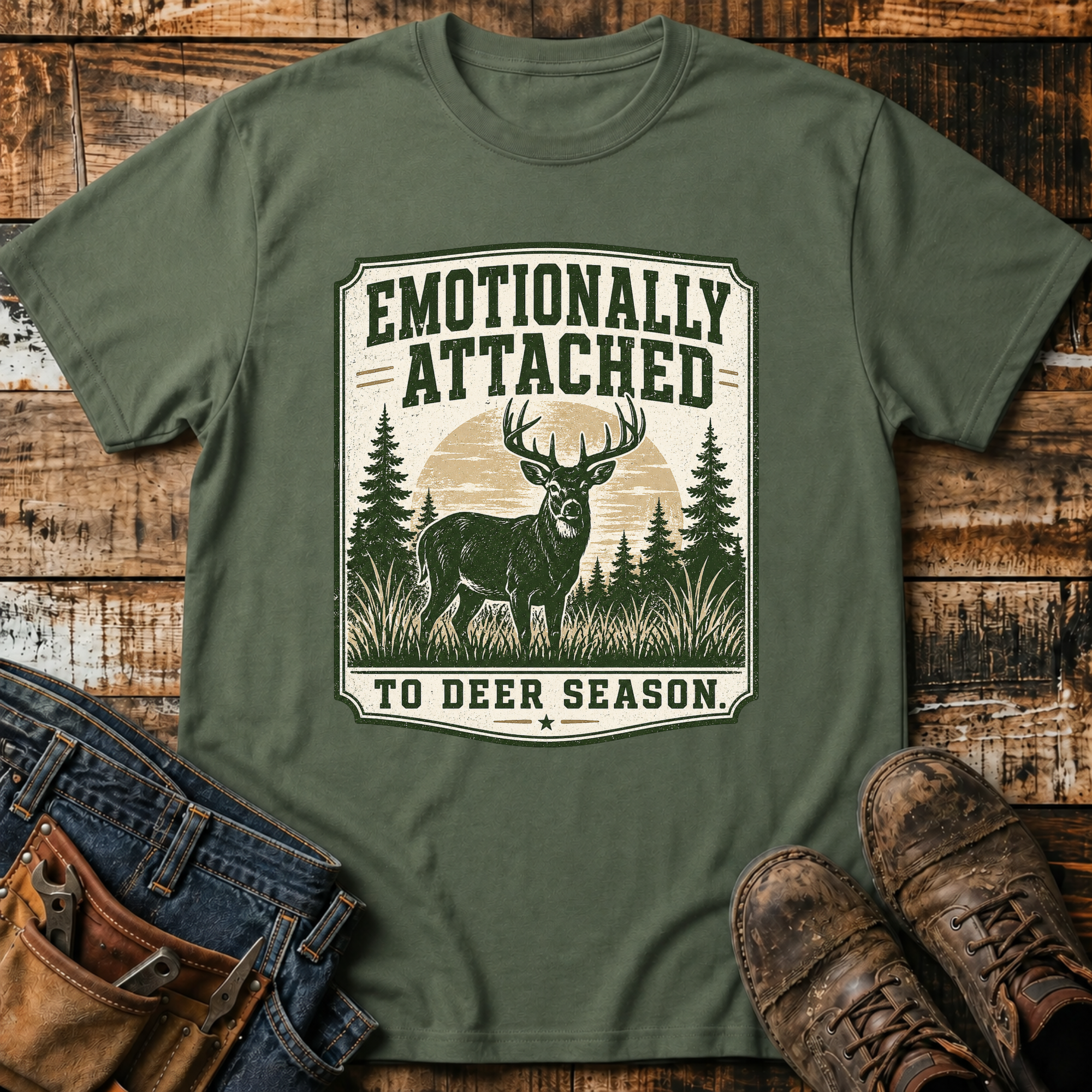 Emotionally Attached to Deer Season T-Shirt