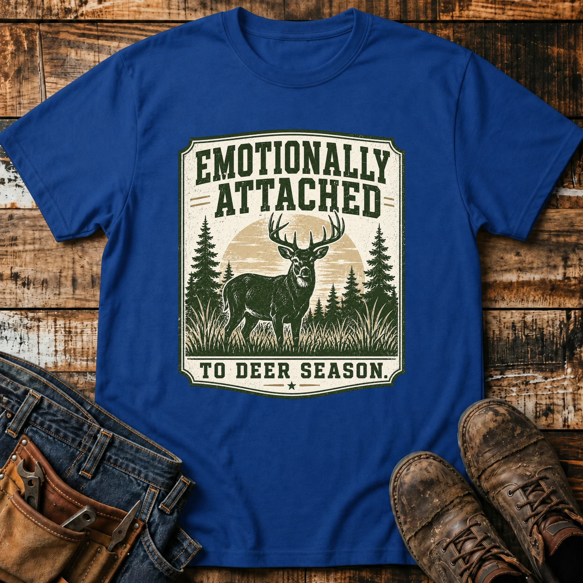 Emotionally Attached to Deer Season T-Shirt