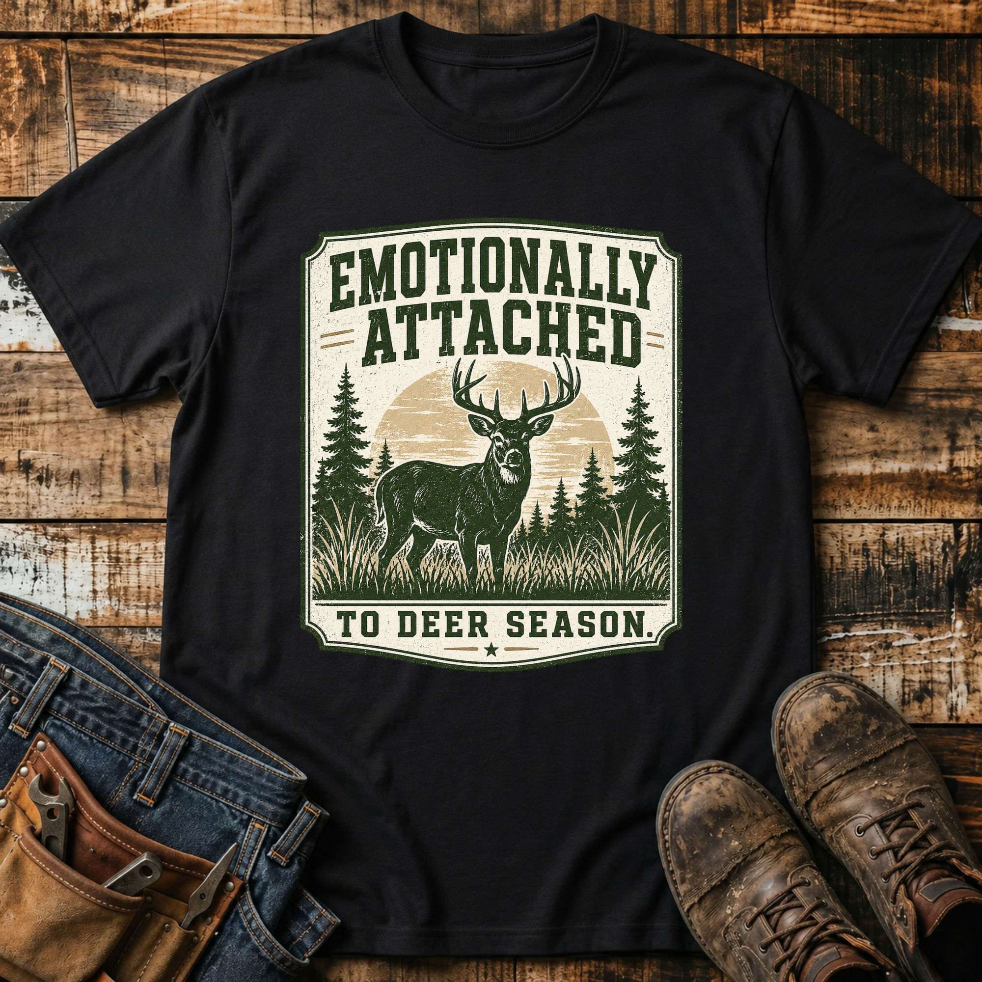 Emotionally Attached to Deer Season T-Shirt
