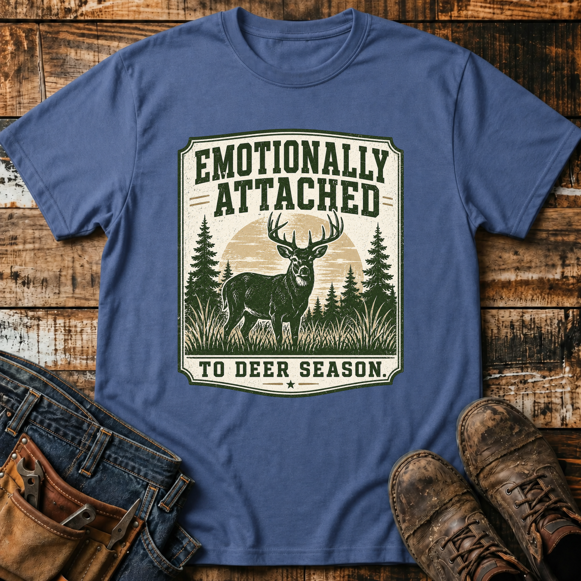 Emotionally Attached to Deer Season T-Shirt