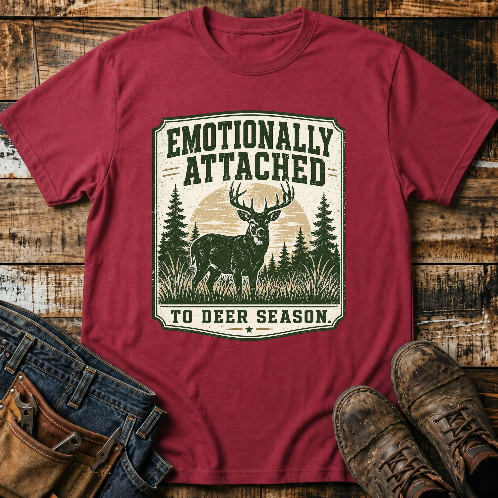 Emotionally Attached to Deer Season T-Shirt