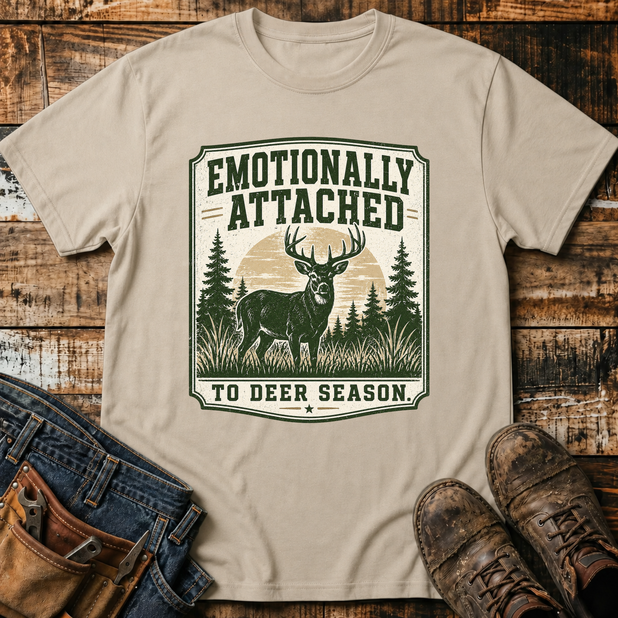 Emotionally Attached to Deer Season T-Shirt