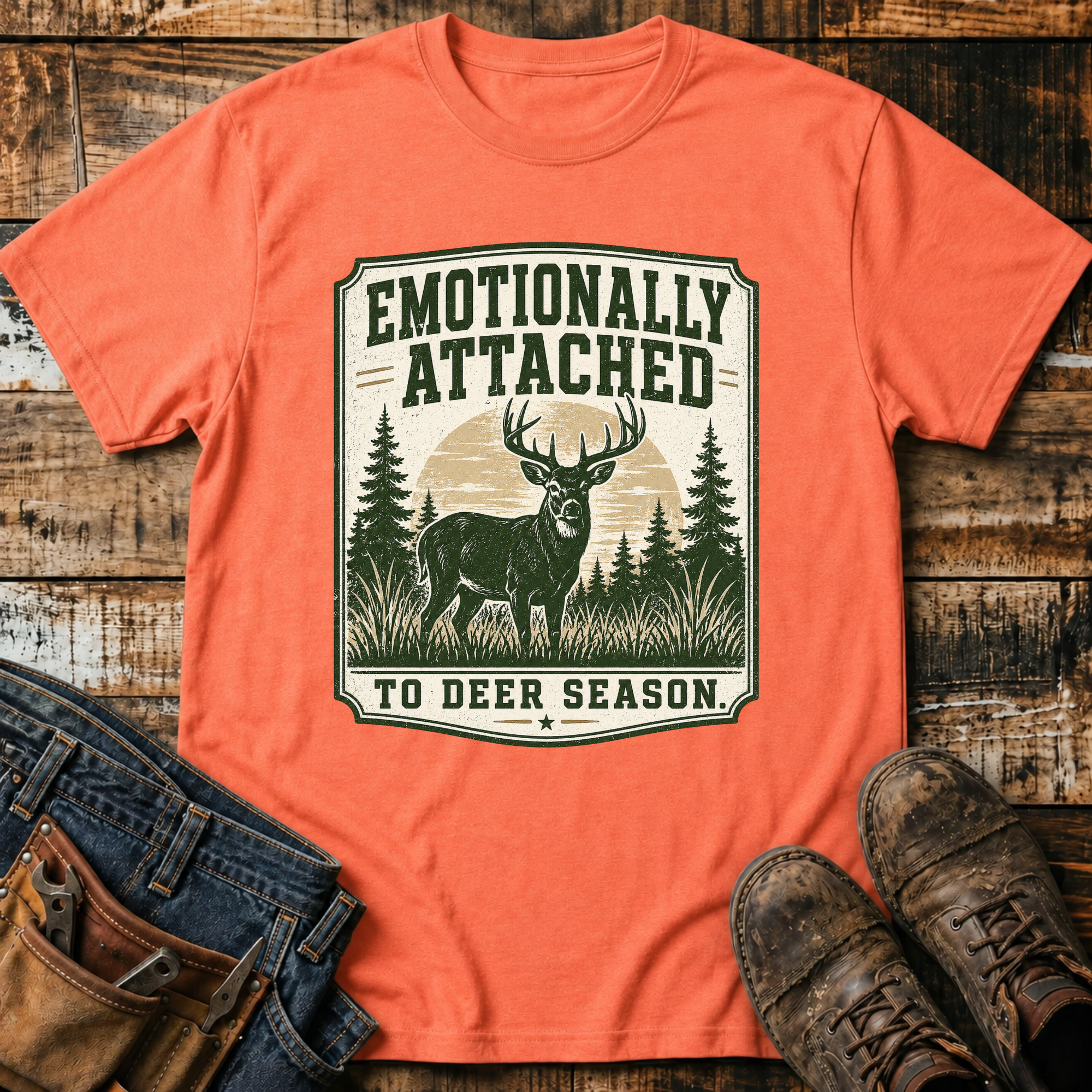 Emotionally Attached to Deer Season T-Shirt