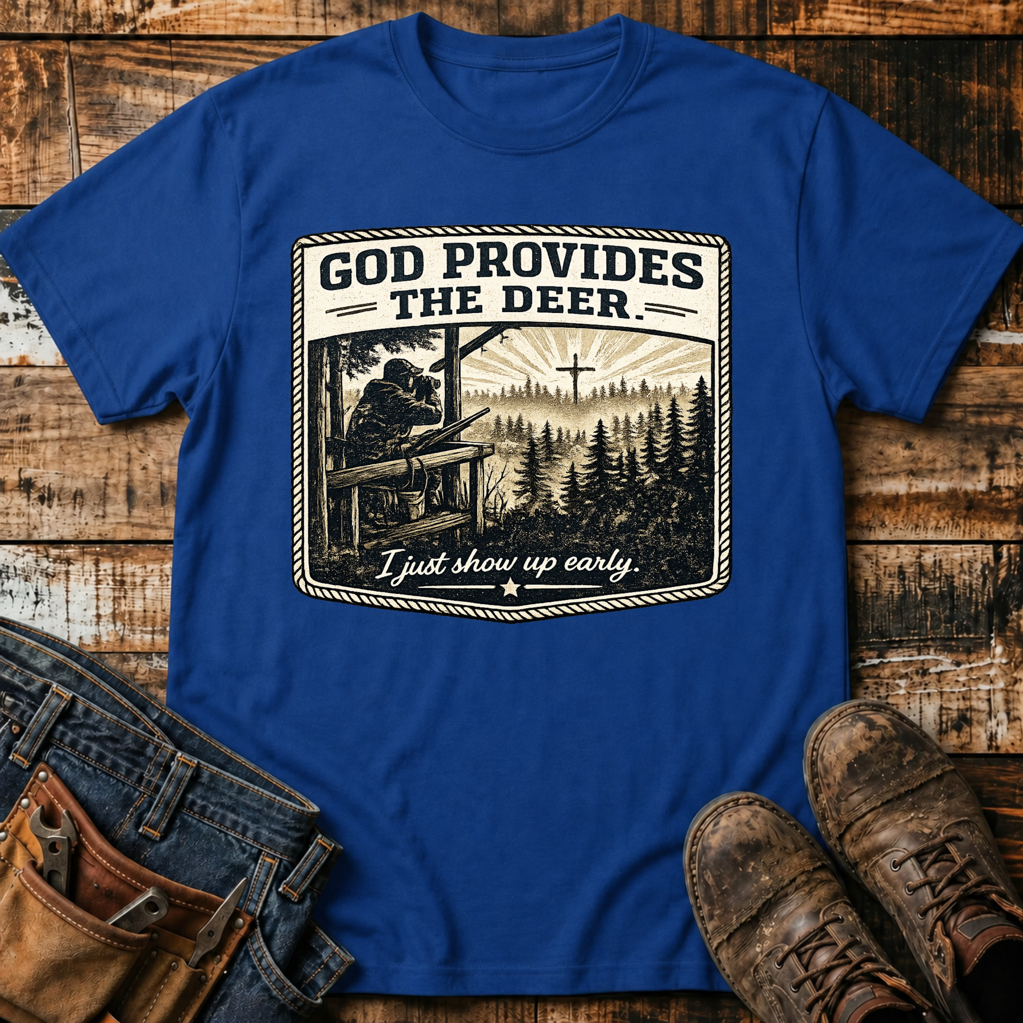 God Provides the Deer T-Shirt