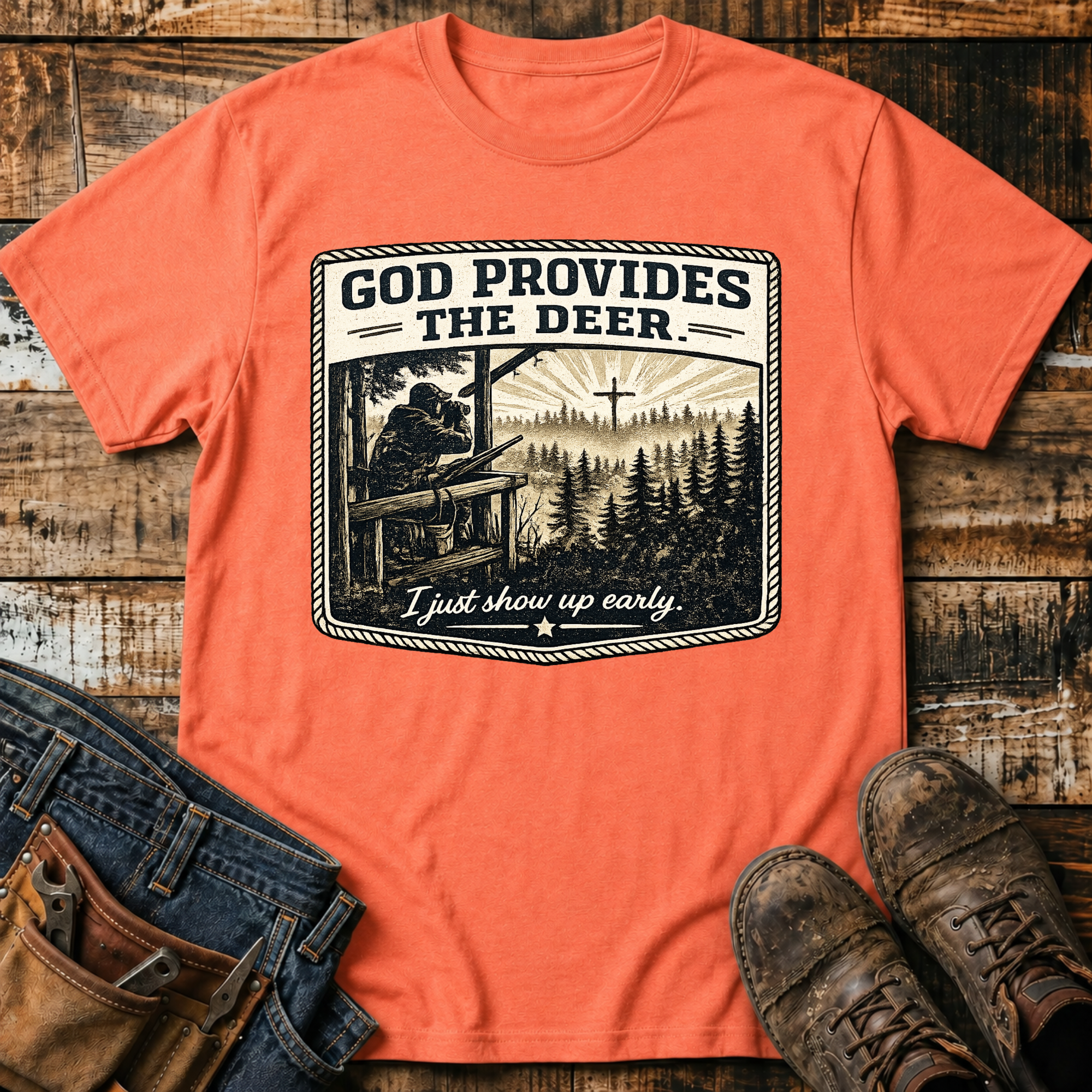 God Provides the Deer T-Shirt