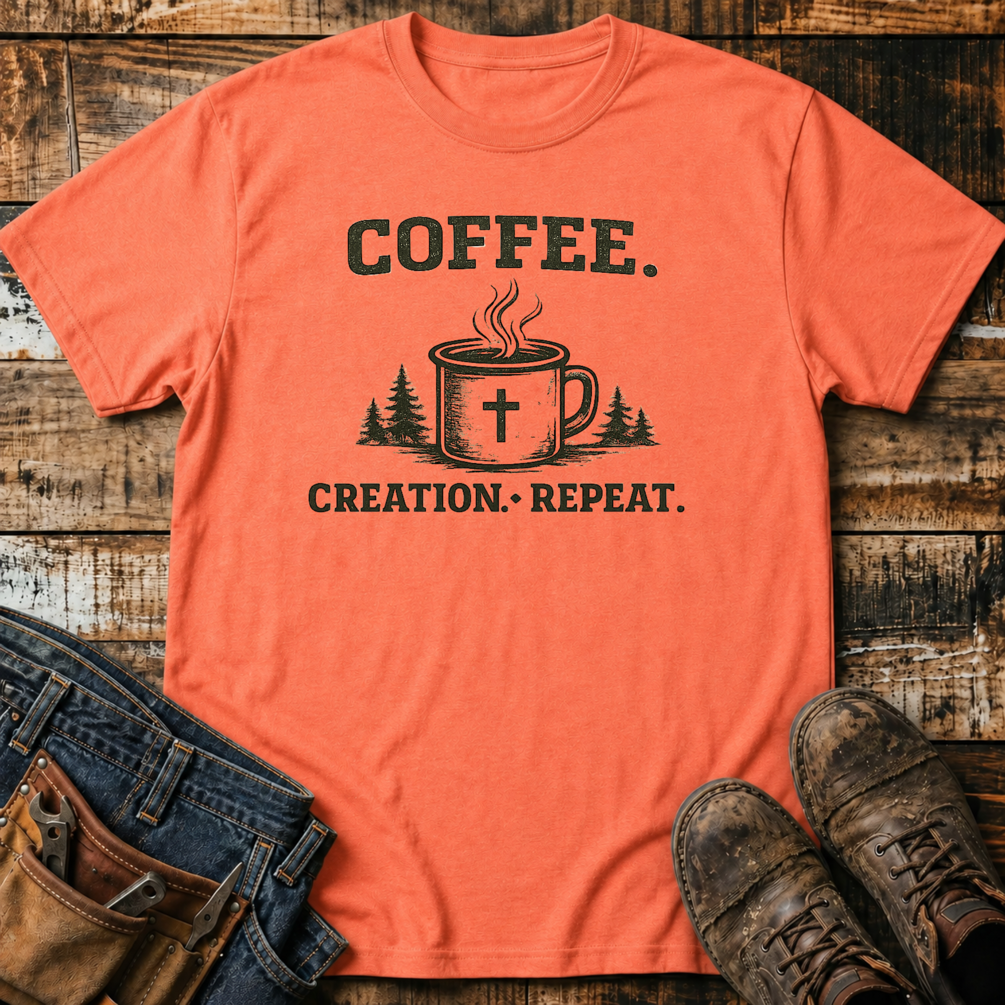 Coffee. Creation. Repeat. T-Shirt