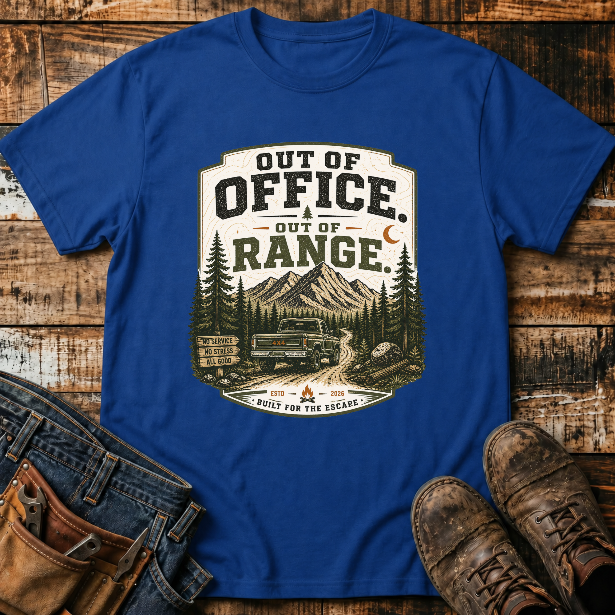 Out of Office Out of Range T-Shirt