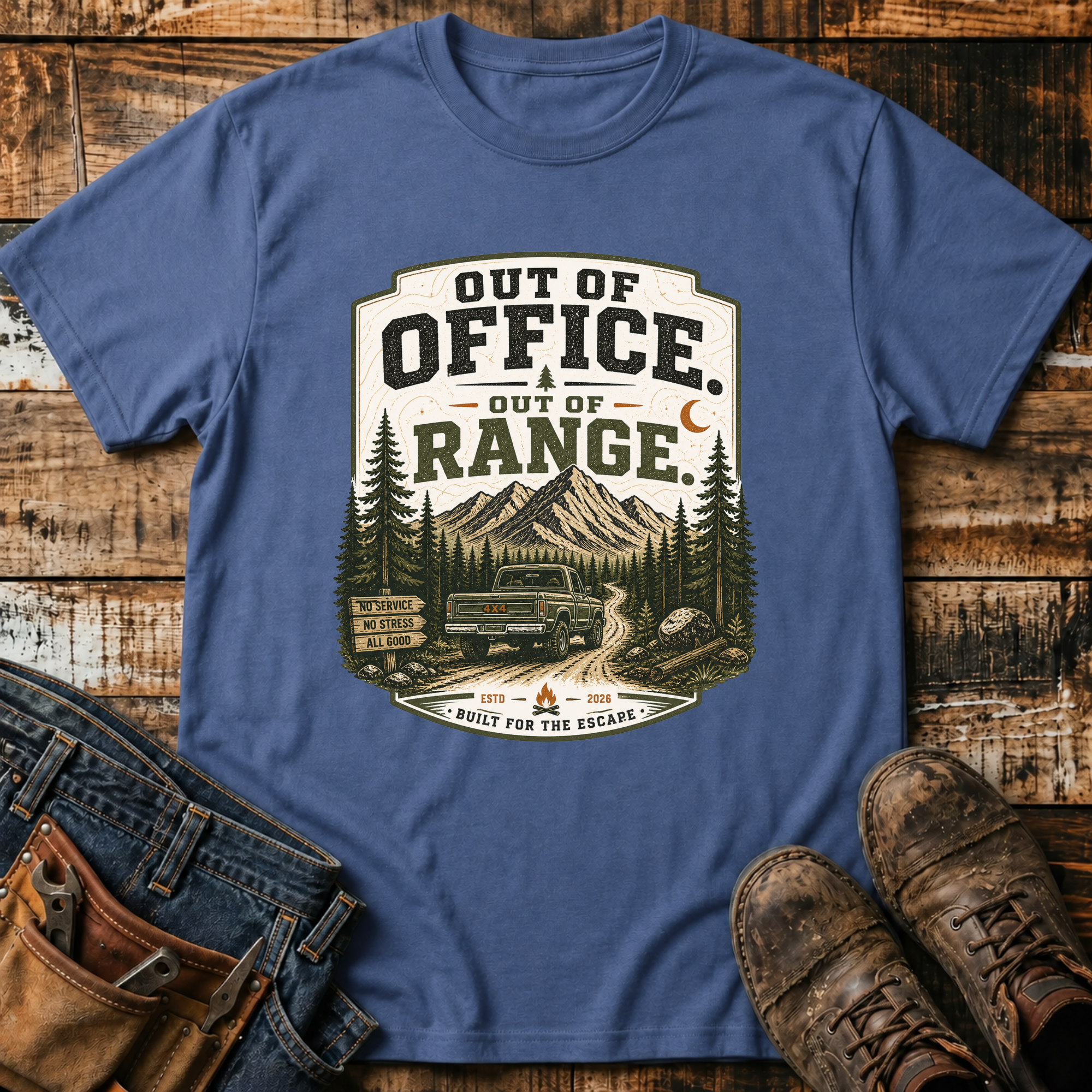Out of Office Out of Range T-Shirt