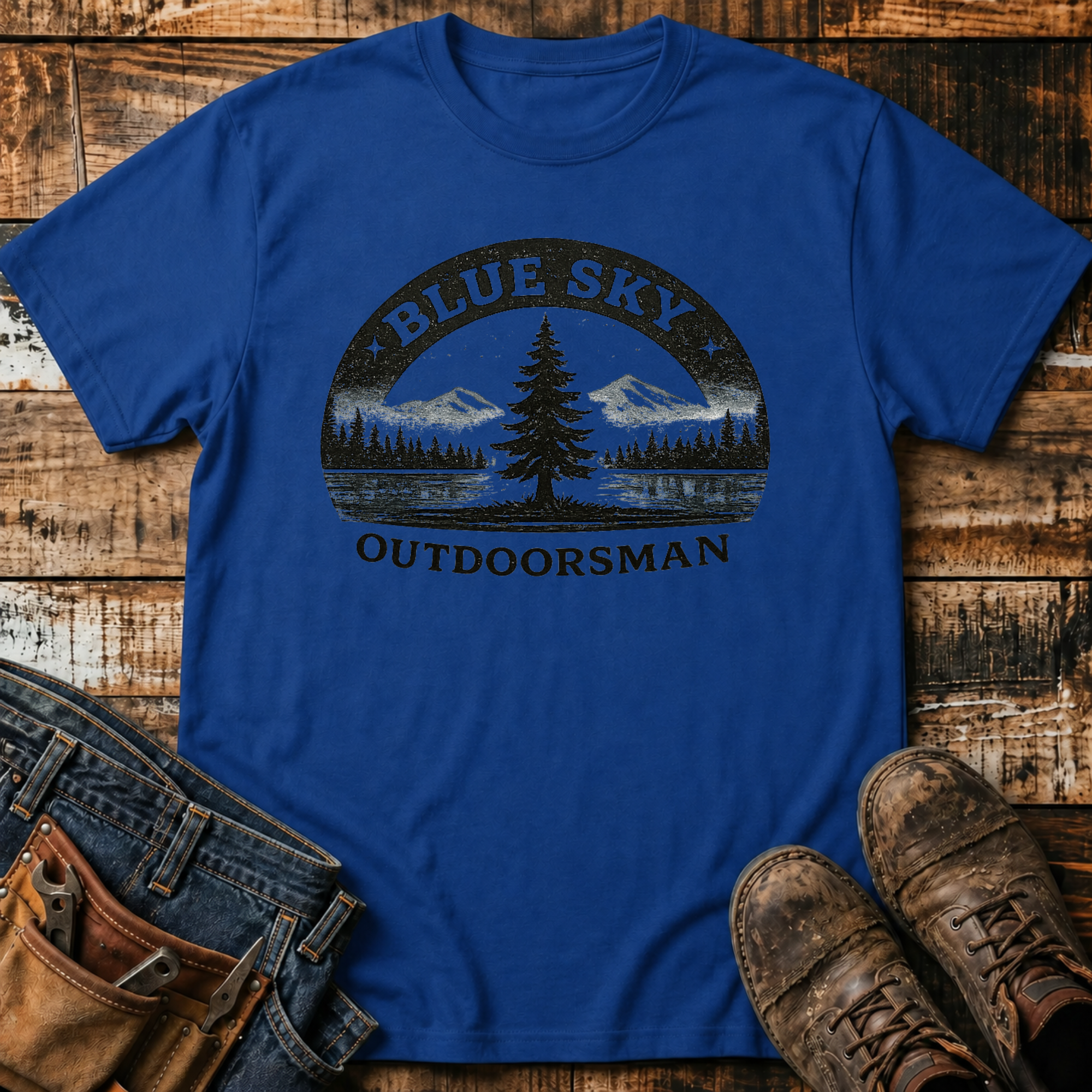 Outdoorsman "Blue Sky" T-Shirt