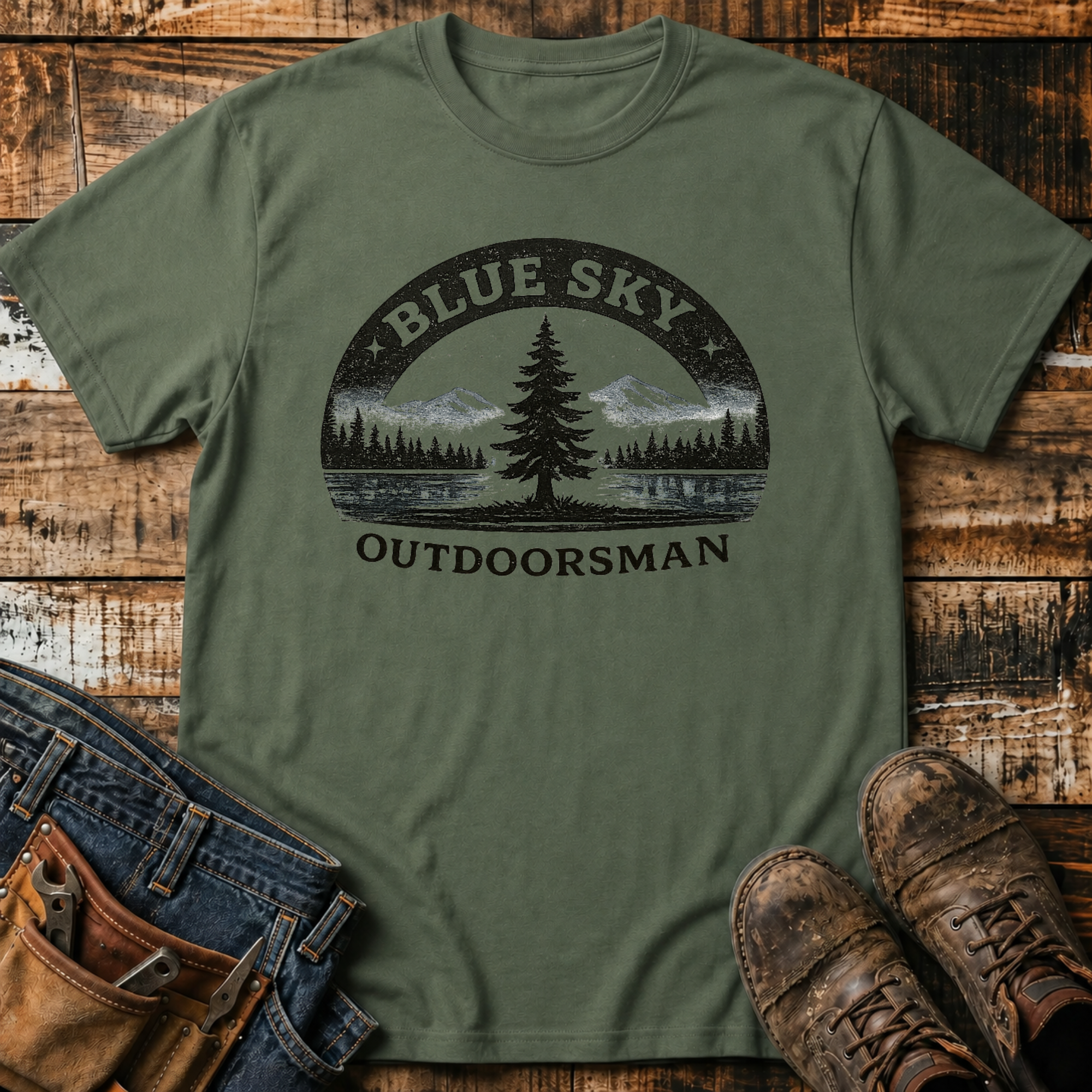 Outdoorsman "Blue Sky" T-Shirt