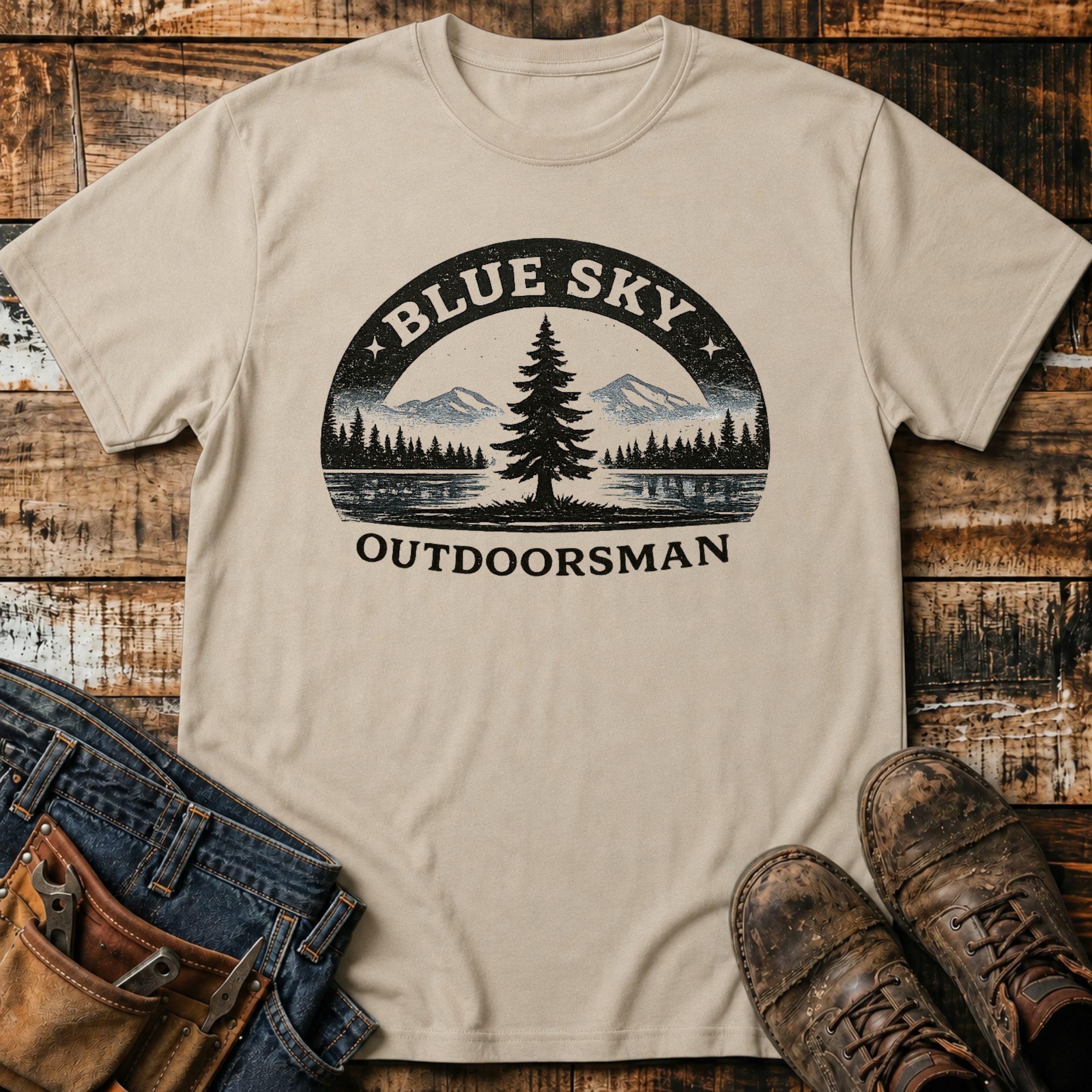 Outdoorsman "Blue Sky" T-Shirt