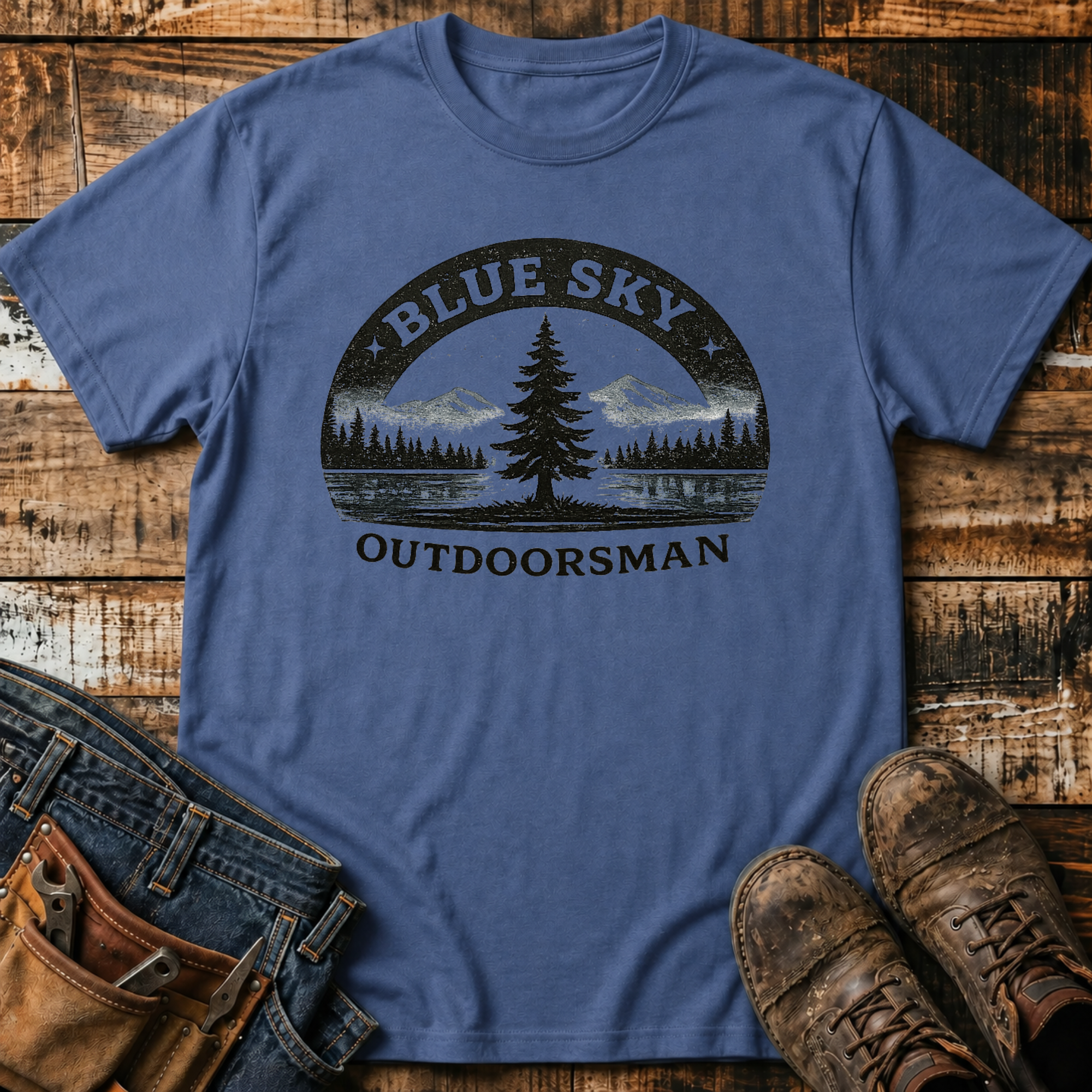 Outdoorsman "Blue Sky" T-Shirt
