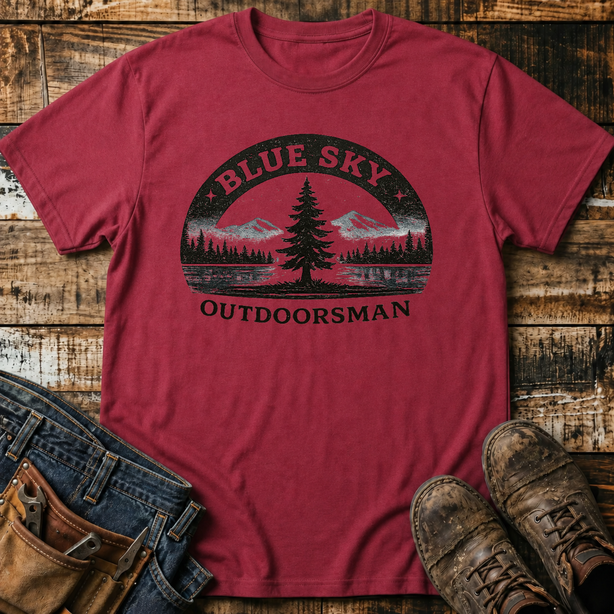 Outdoorsman "Blue Sky" T-Shirt