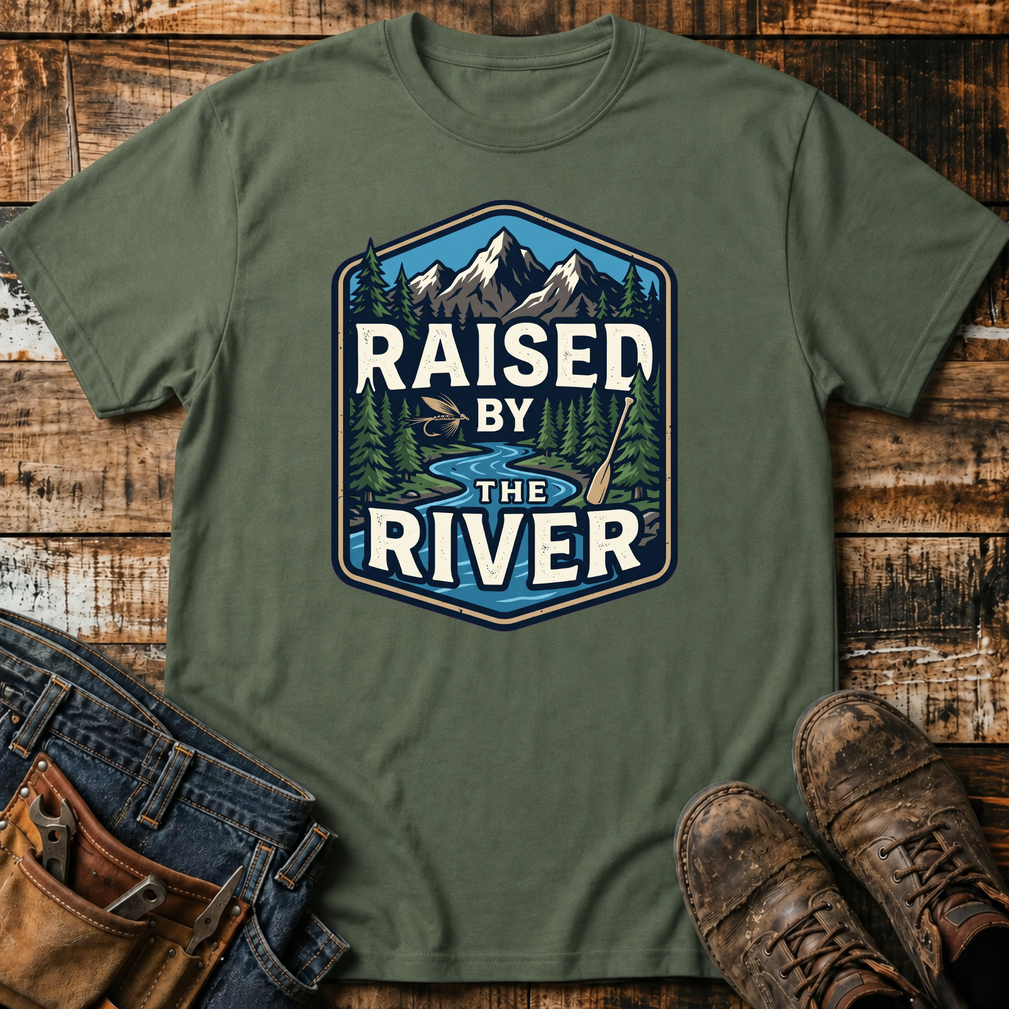 Raised by the River T-Shirt